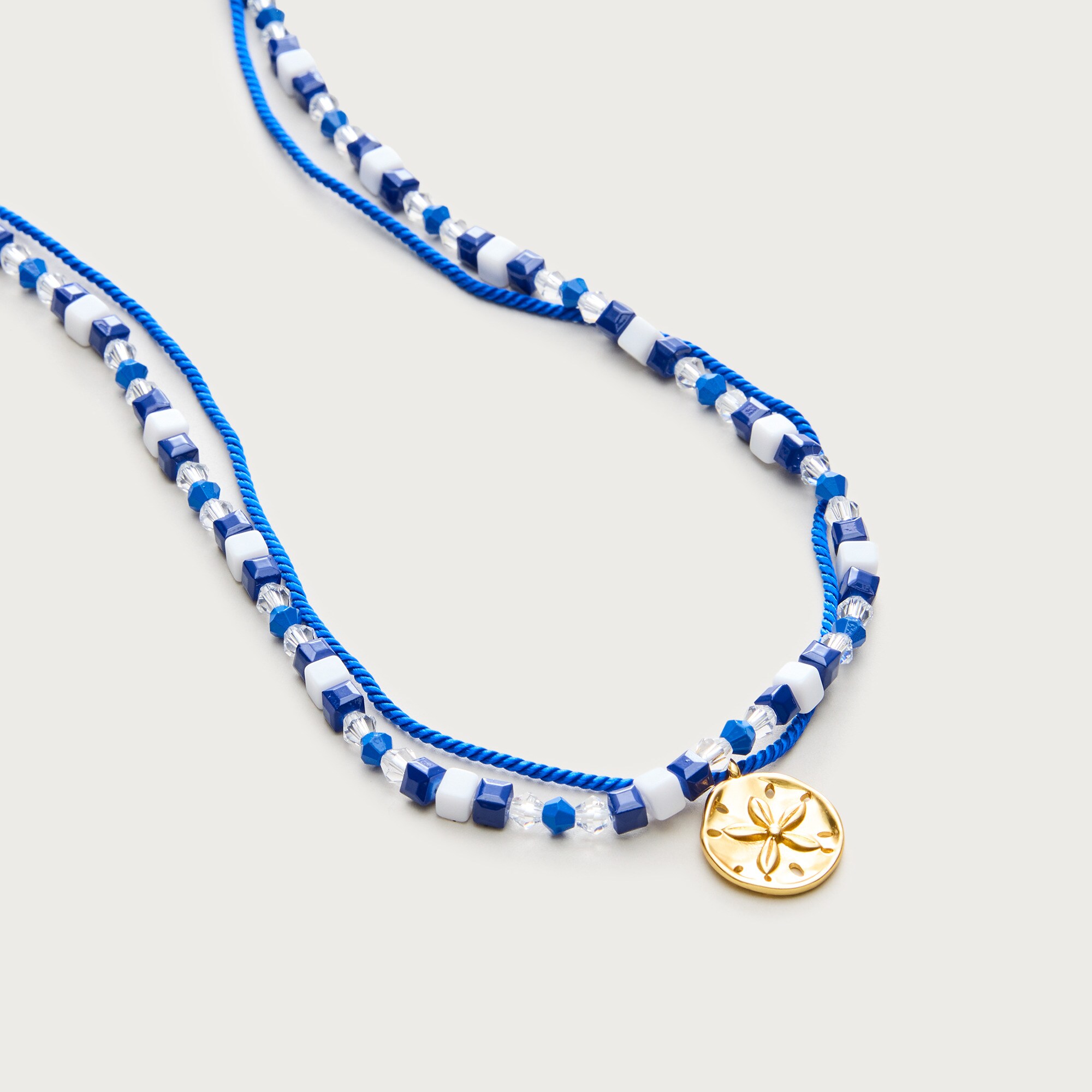 COREwithOUTER Necklace＆Charm セット Sand Dollar Charm Necklaces Set-of-two For Women | J.Crew