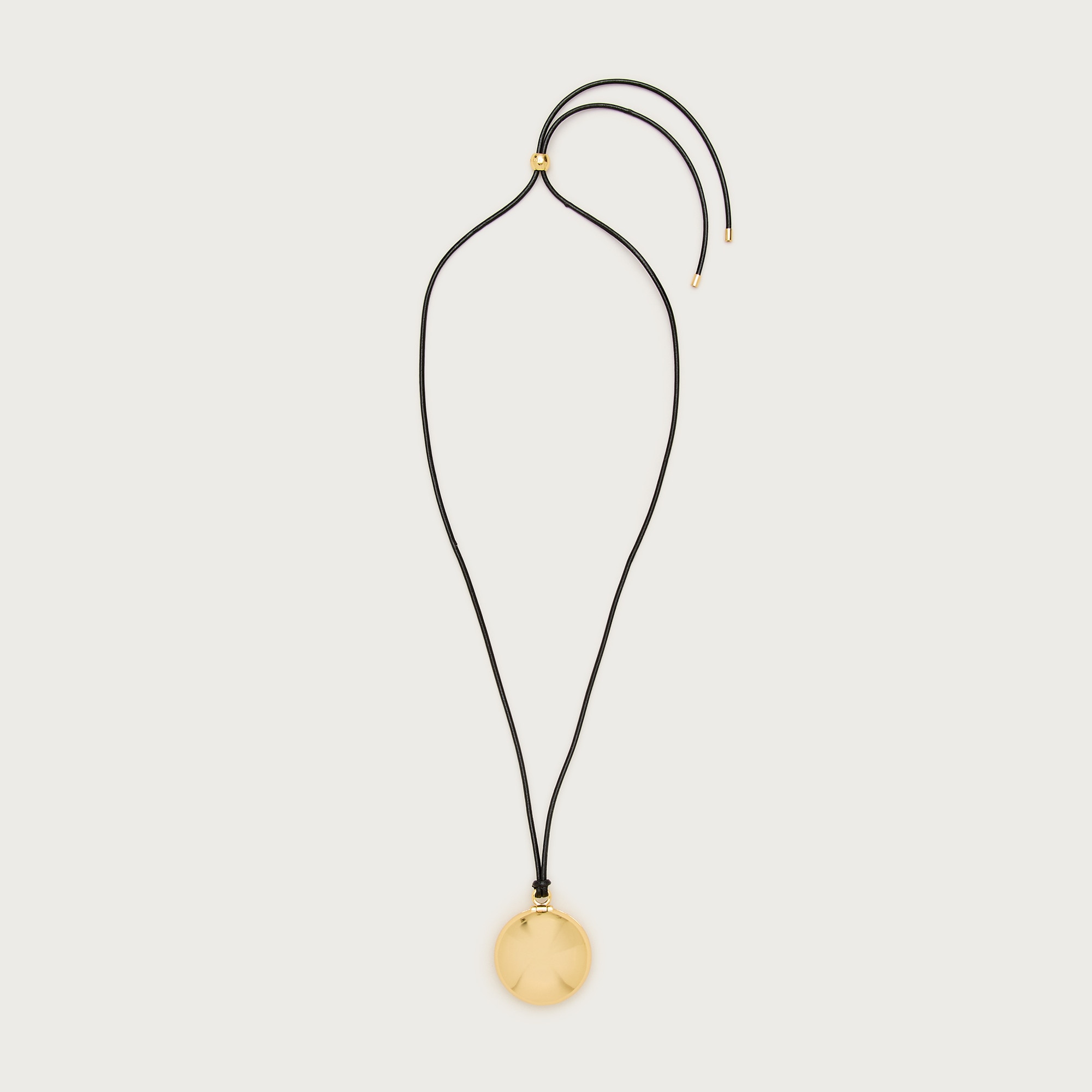 Mirror compact pendant necklace