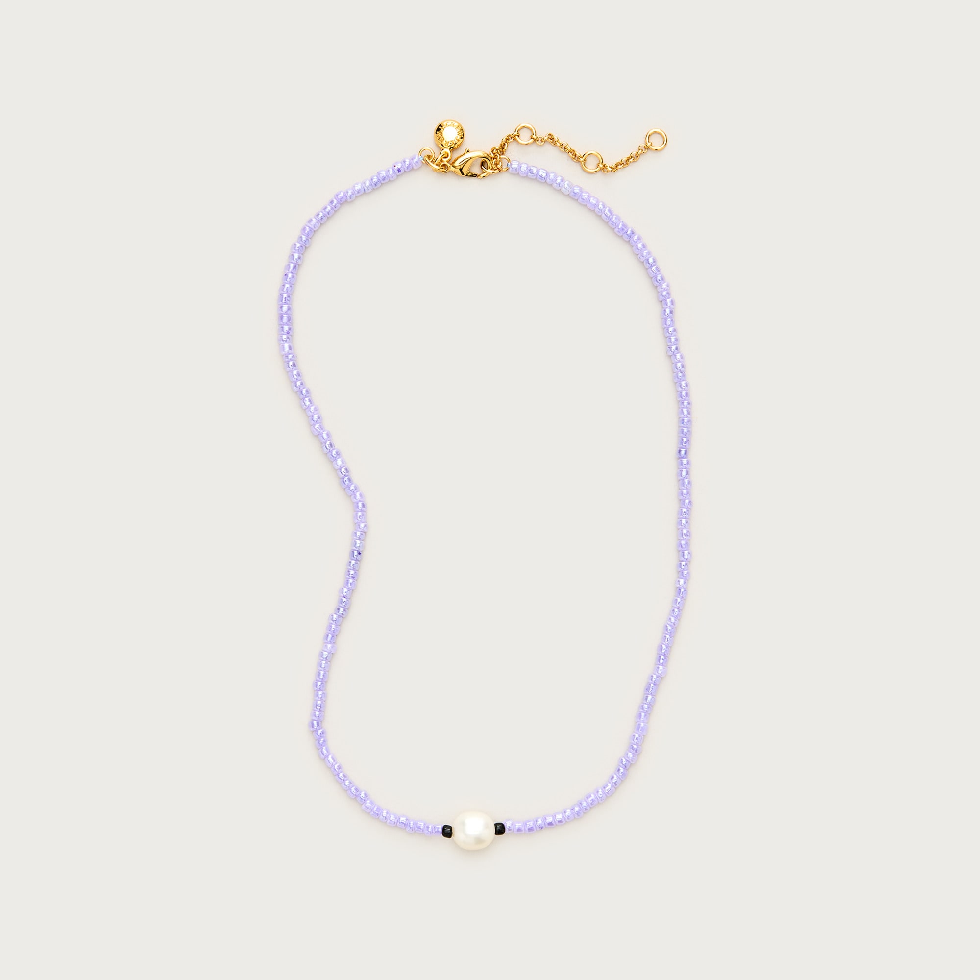 Beaded freshwater pearl necklace