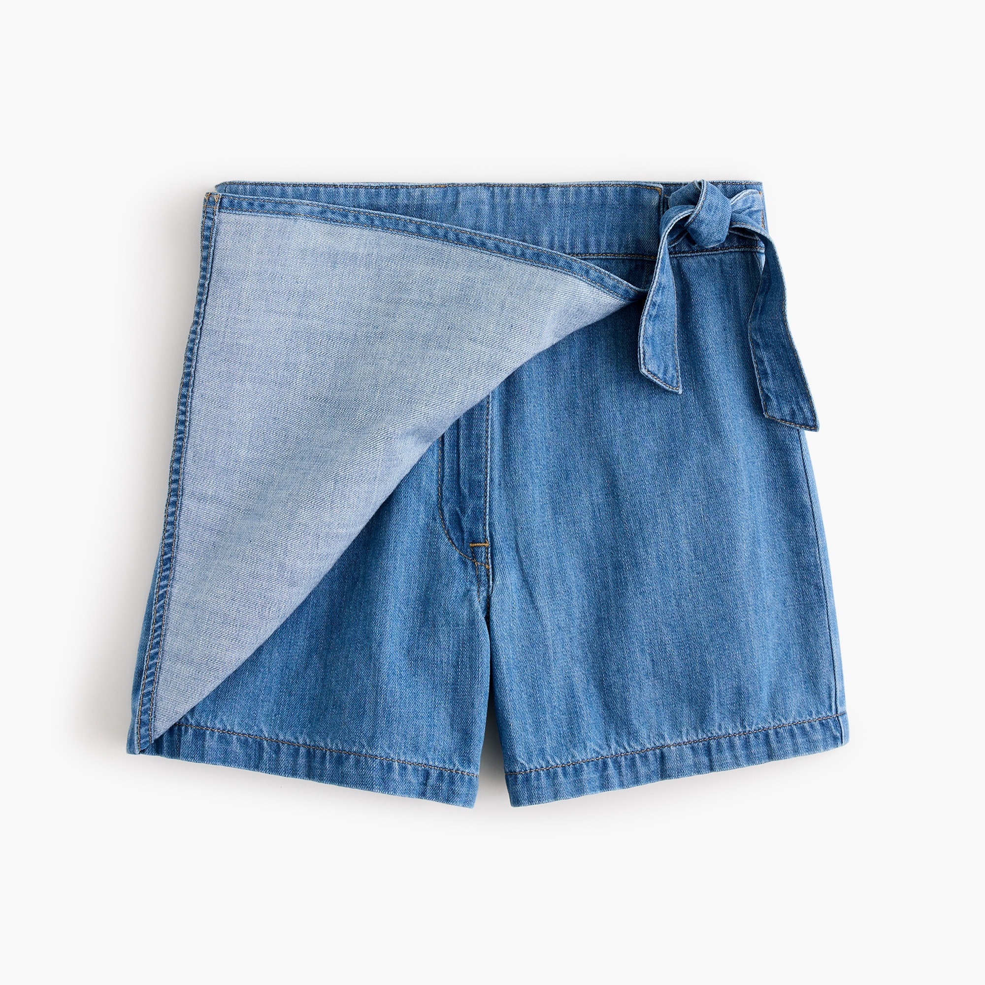 Denim skort