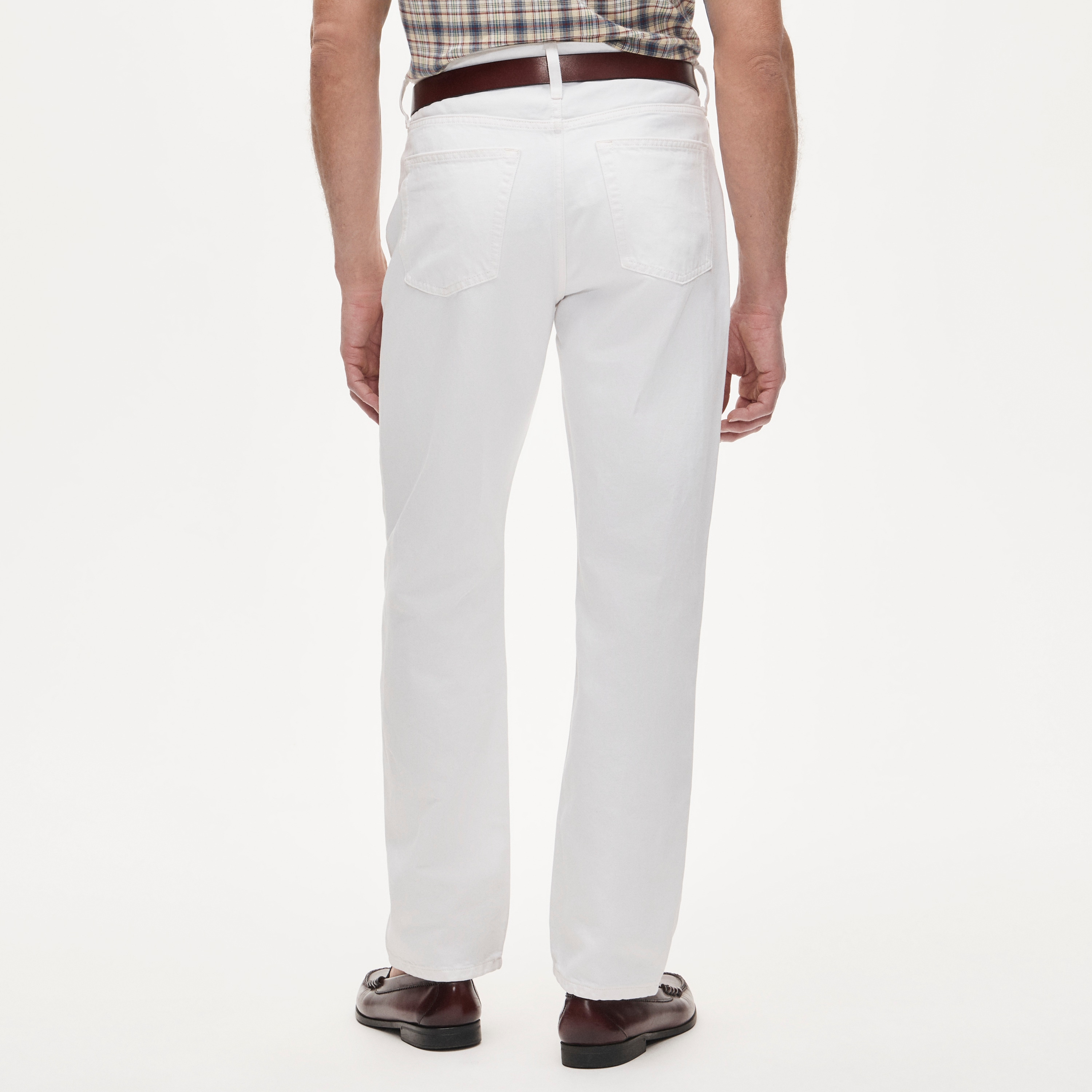 Classic Straight summerweight jean in cotton-linen blend