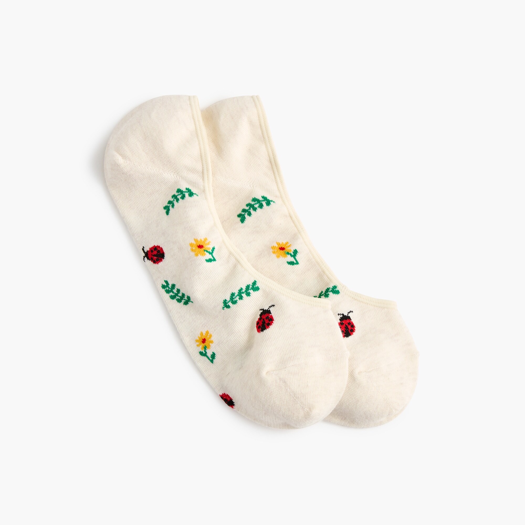 womens Flower no-show socks