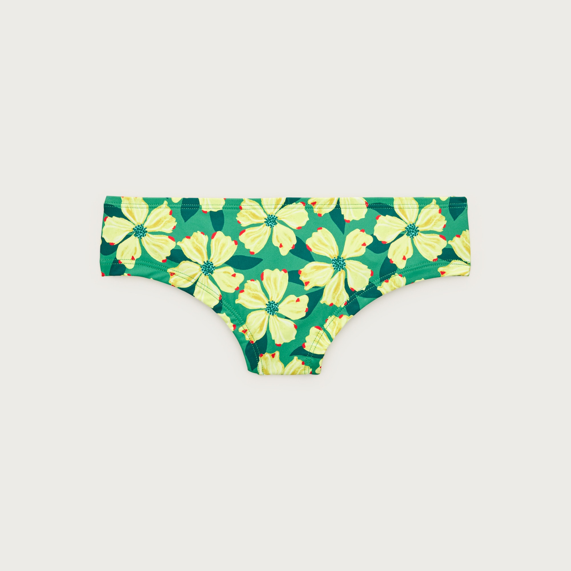 Brief bikini bottom in tropical floral from J.Crew - $98