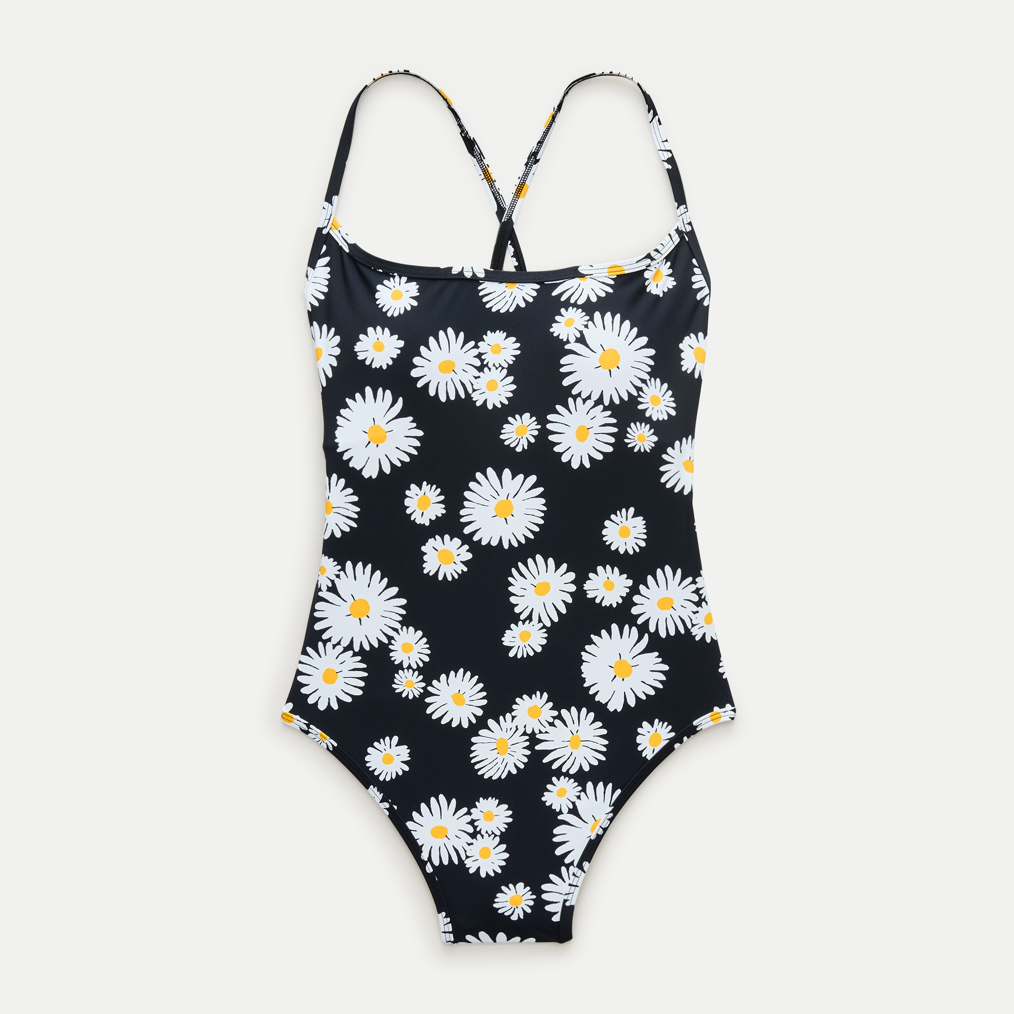 Sydney Matte One-piece Swimsuit In Vintage Daisy Print For Women