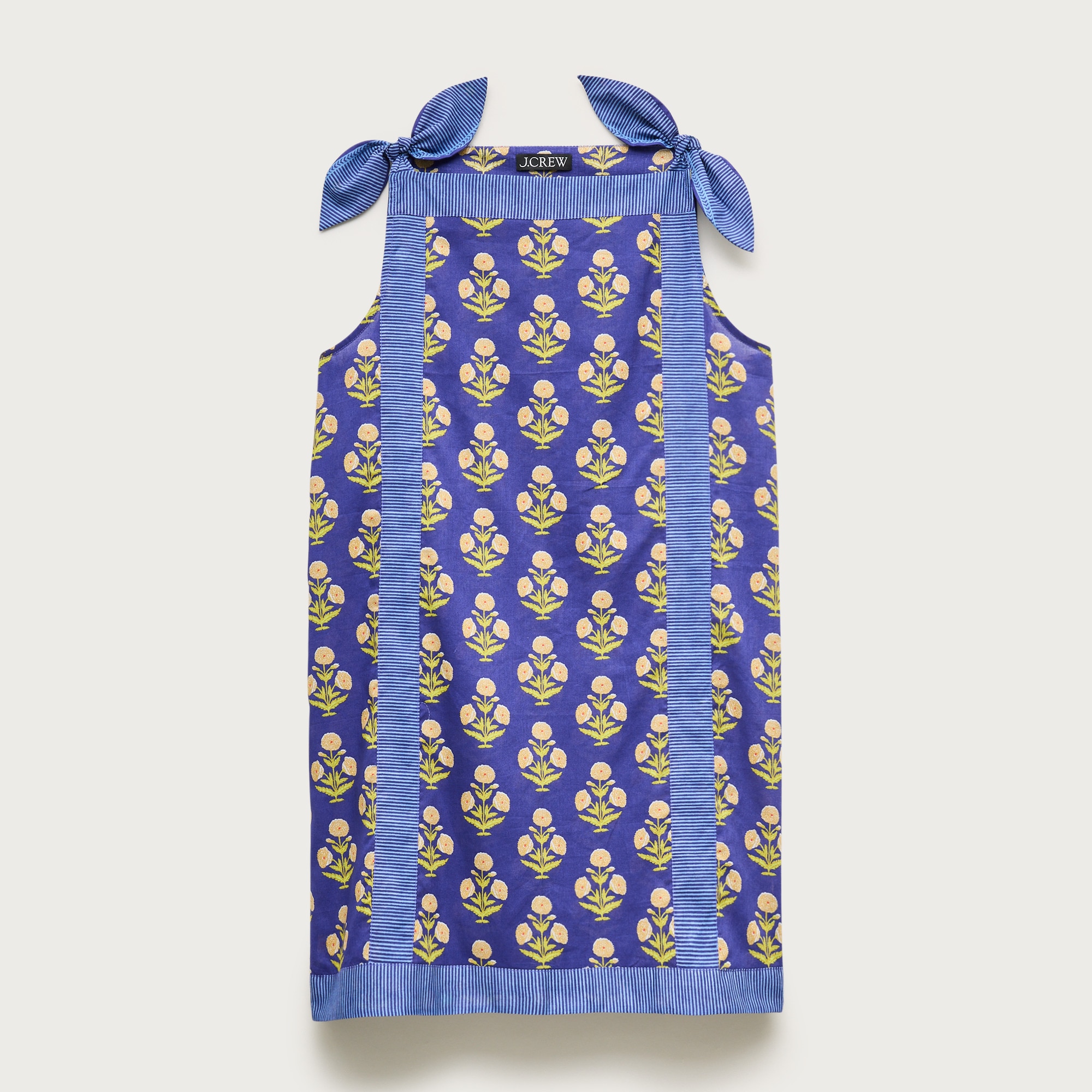 j crew cotton voile midi dress in block print Floaty Midi Dress In Block-print Cotton Voile For Women