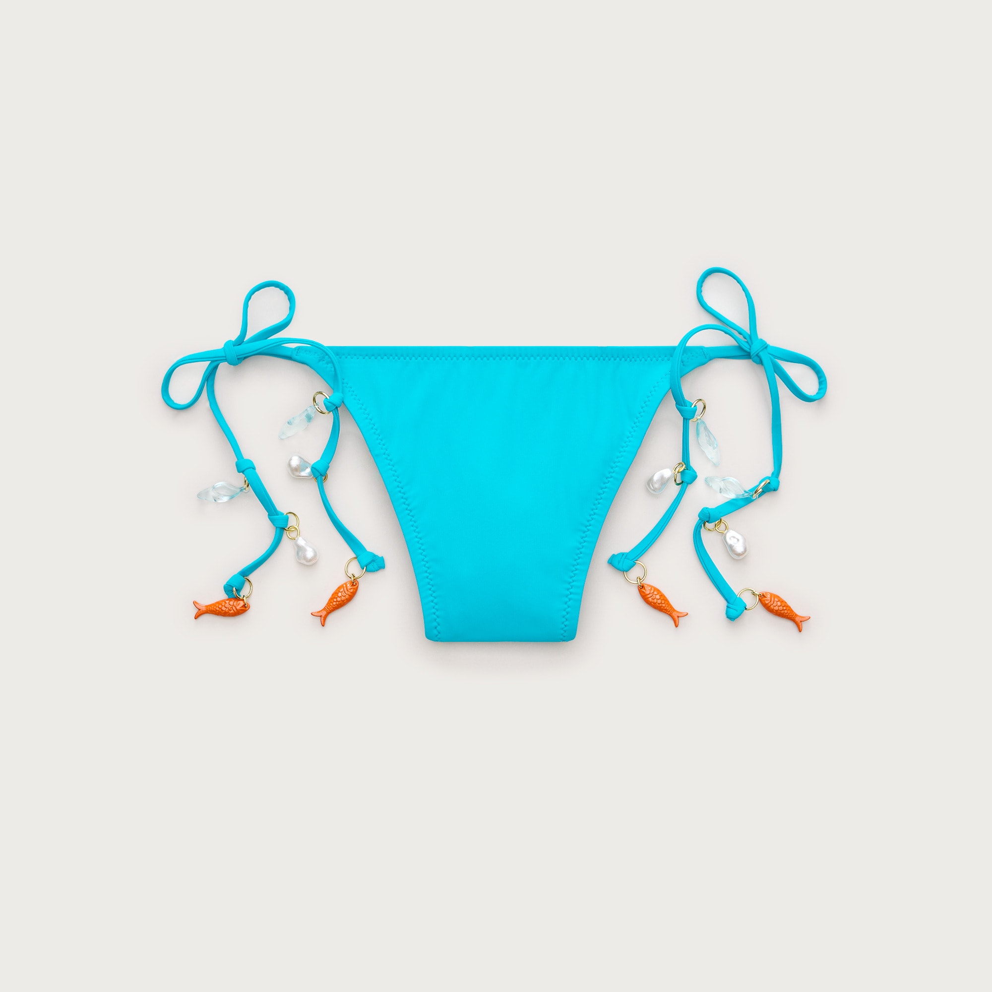 Hipster string bikini bottom with charms from J.Crew - $54.50