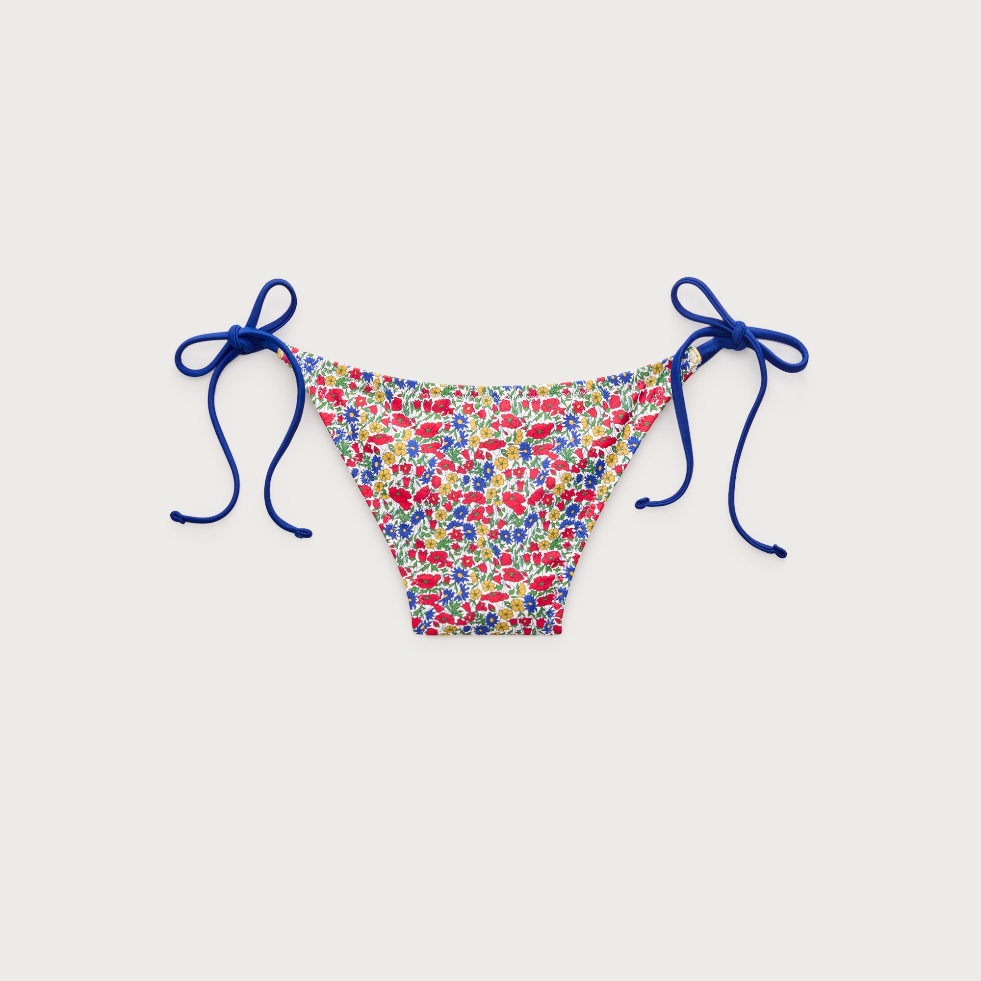 Hipster string bikini bottom in Liberty® floral fabric