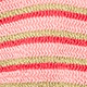 Sunny metallic scrunchie bikini bottom in stripe JASMINE RASPBERRY