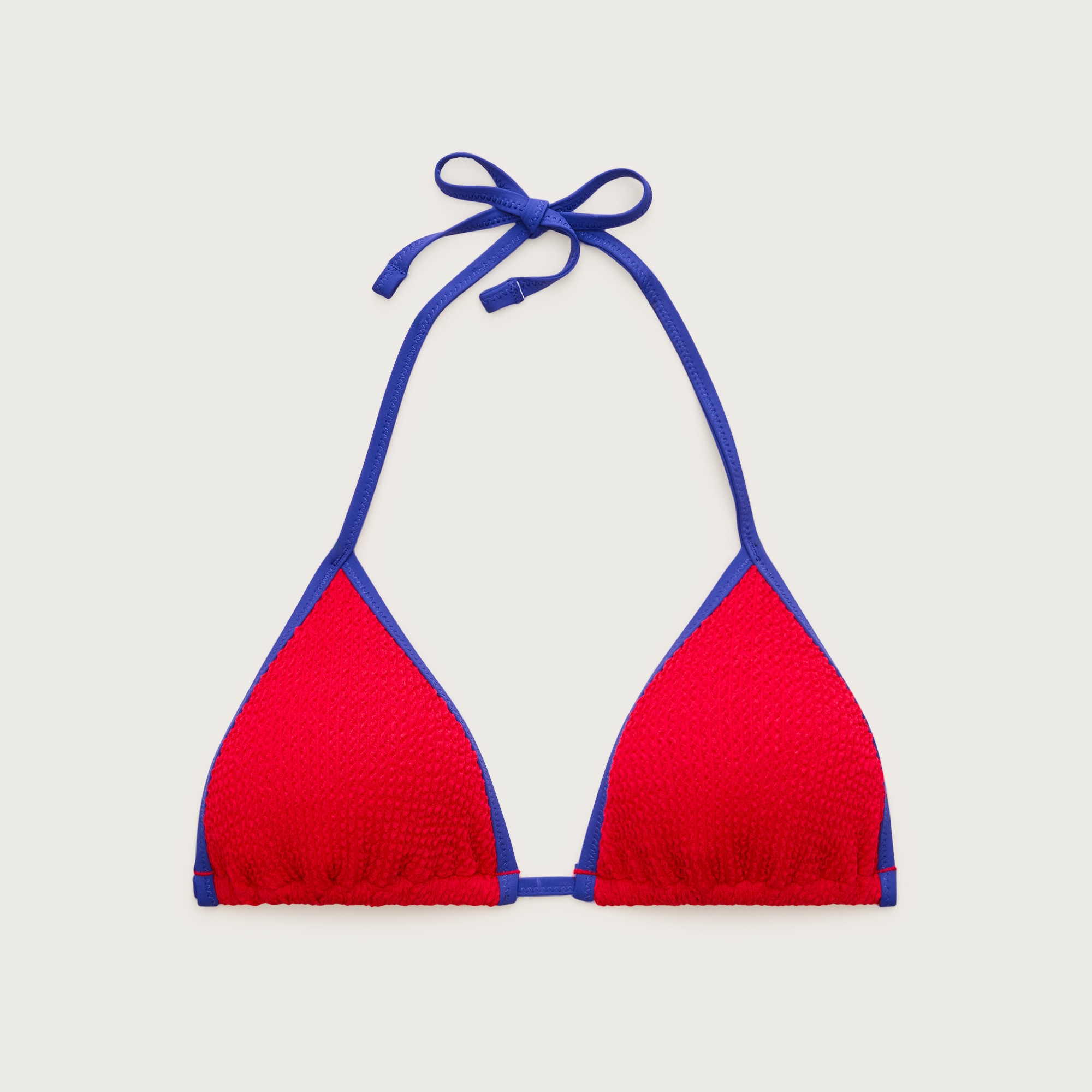 Scrunchie tipped string bikini top