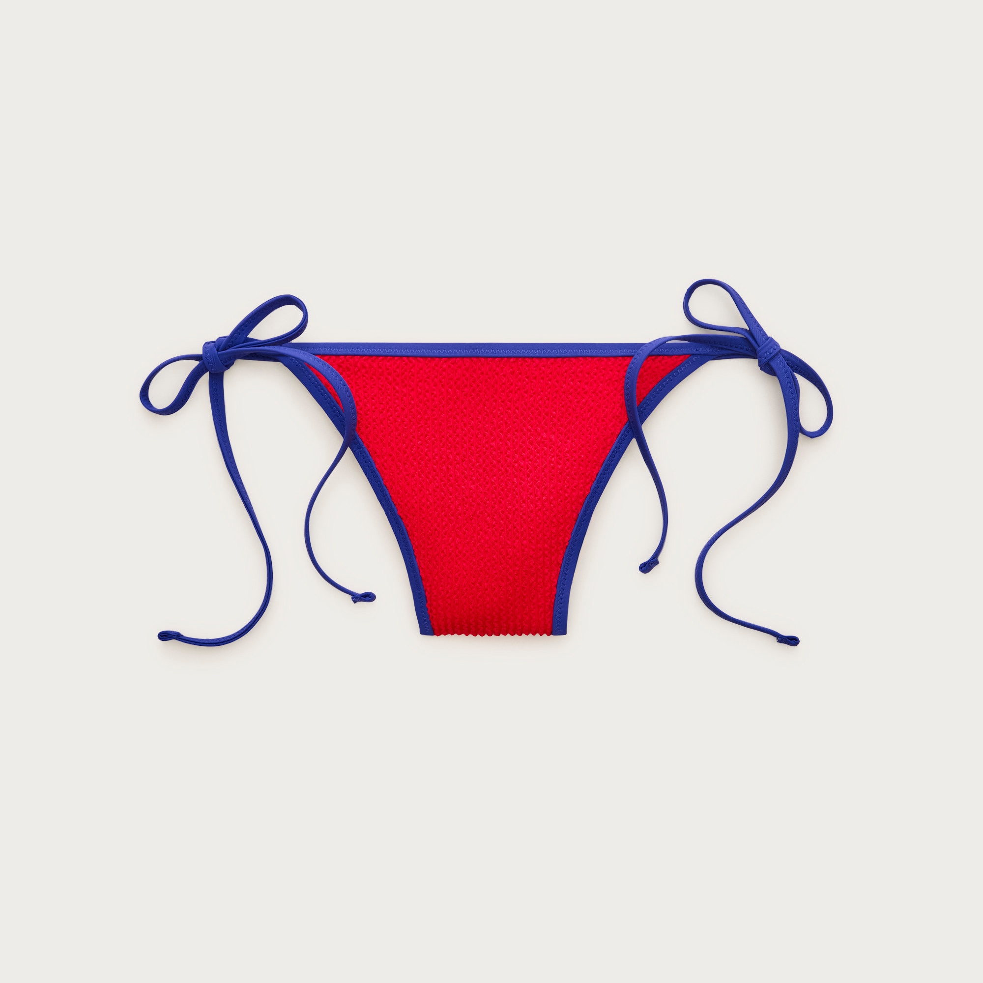 Cheeky scrunchie tipped string bikini bottom from J.Crew - $79.50