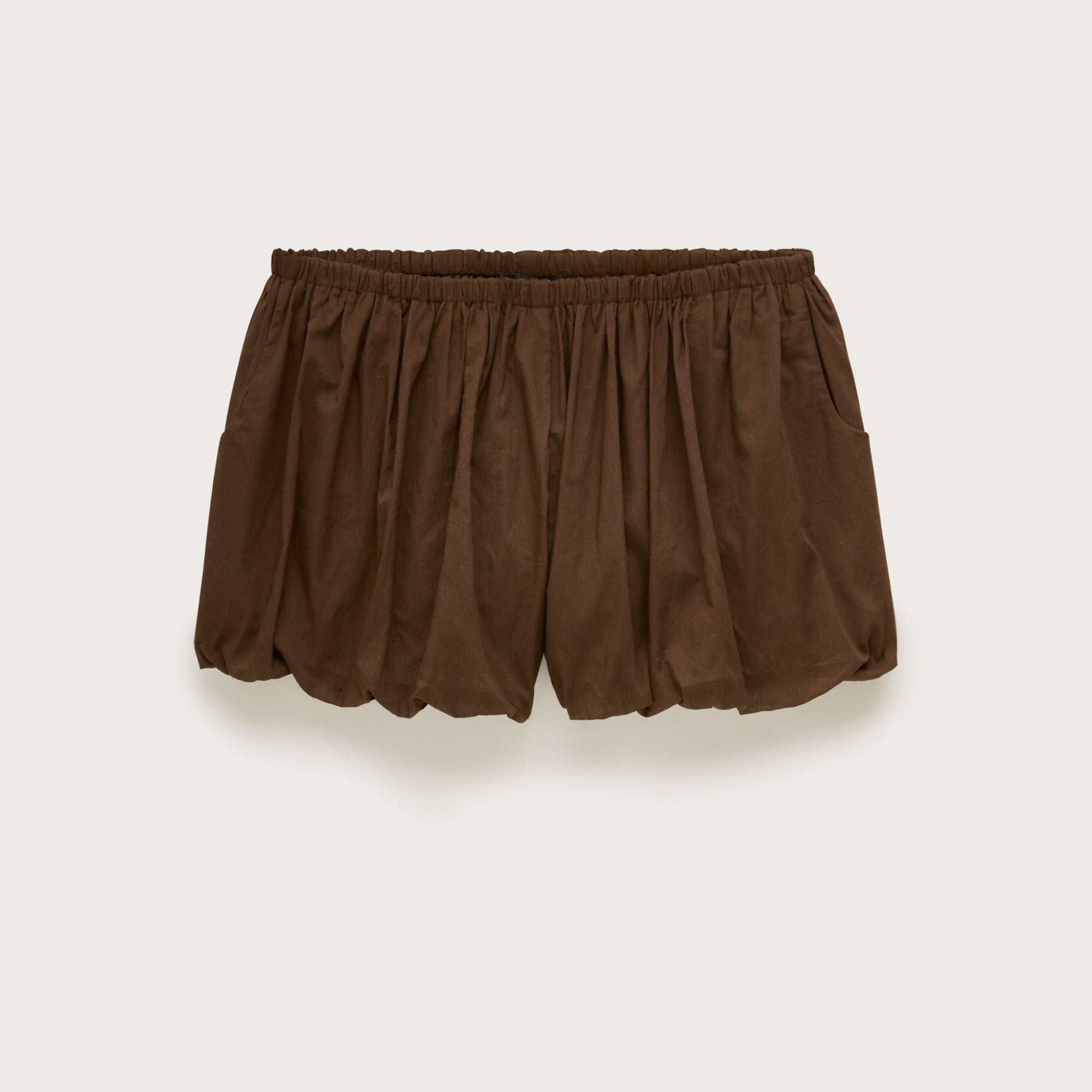 Bubble-hem beach short