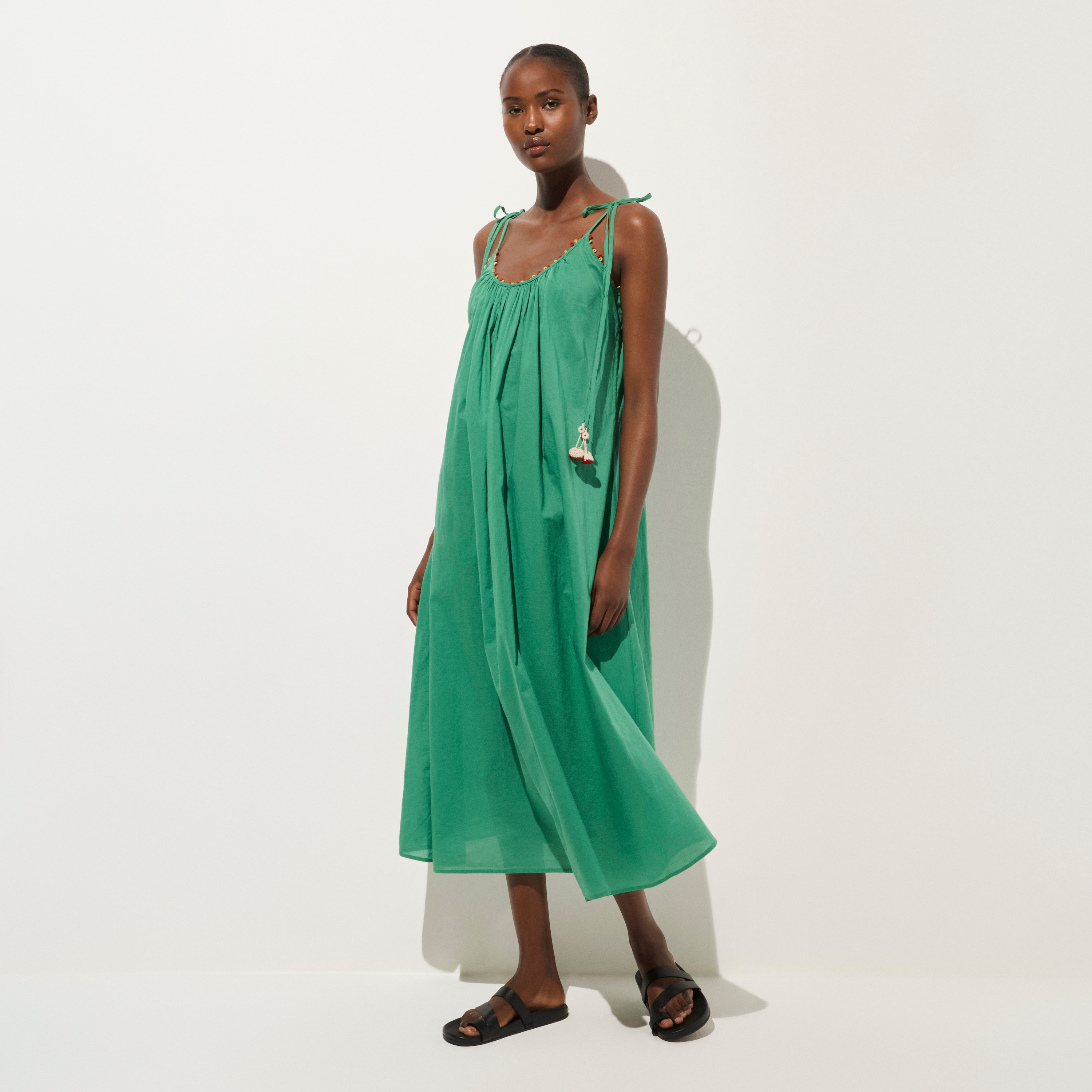 J.Crew Women's Cotton voile embroidered Beach dress (Size Small)