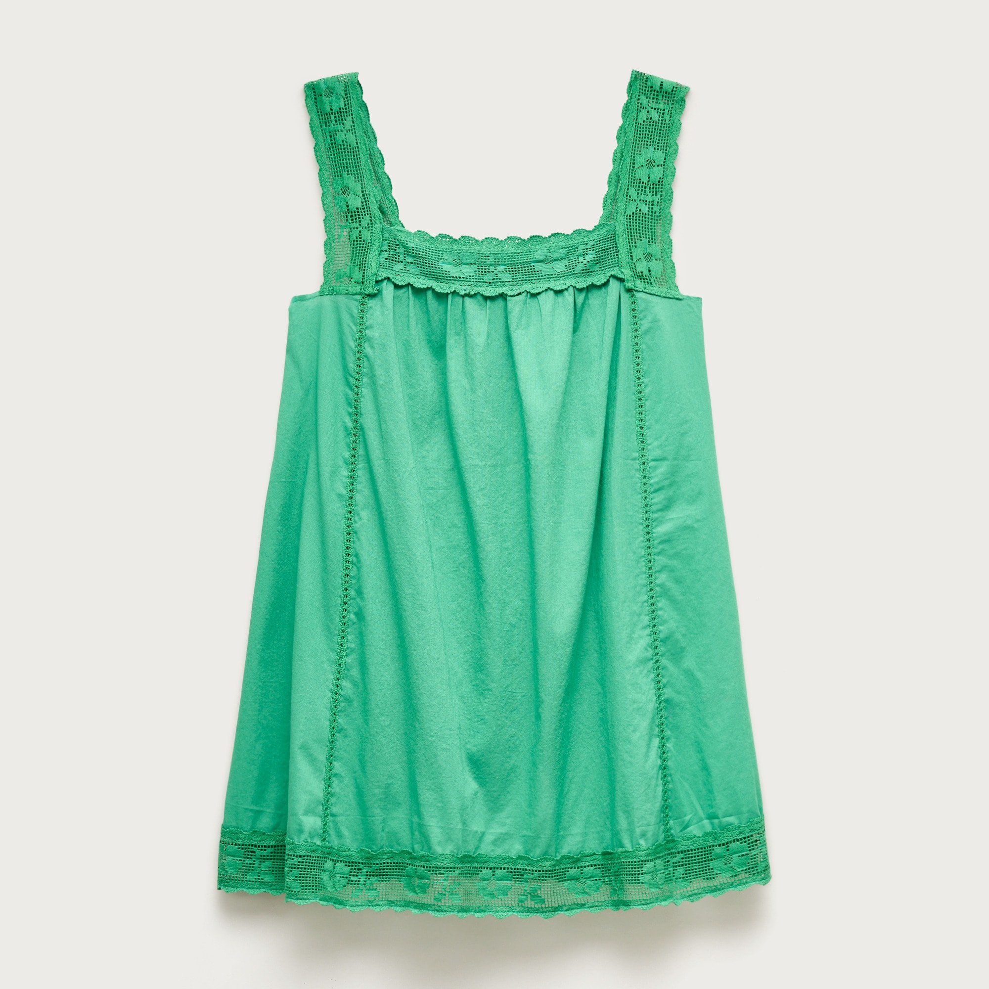 Lace-trim mini beach dress - image 5