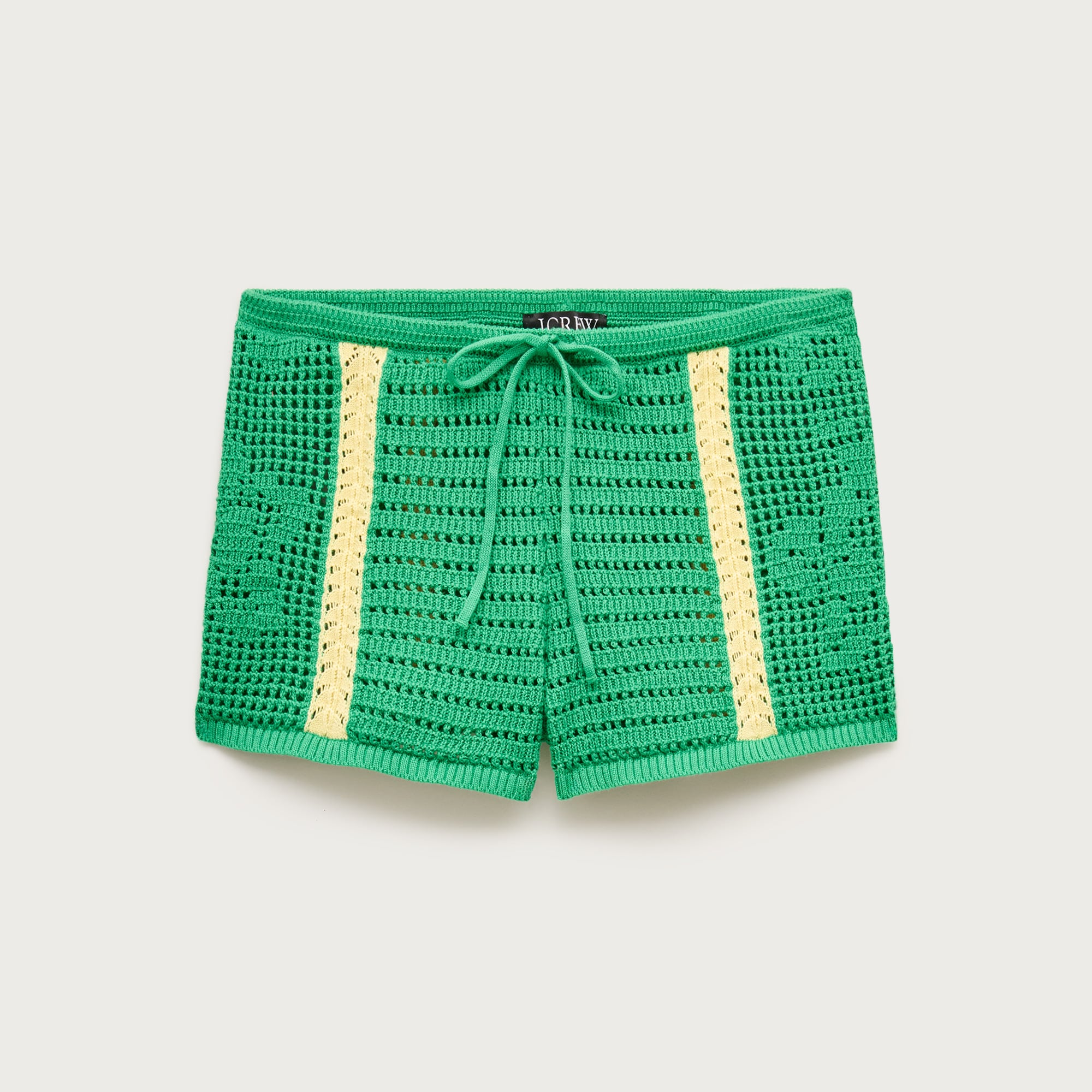 Crocheted short with contrast stripe from J.Crew - $86