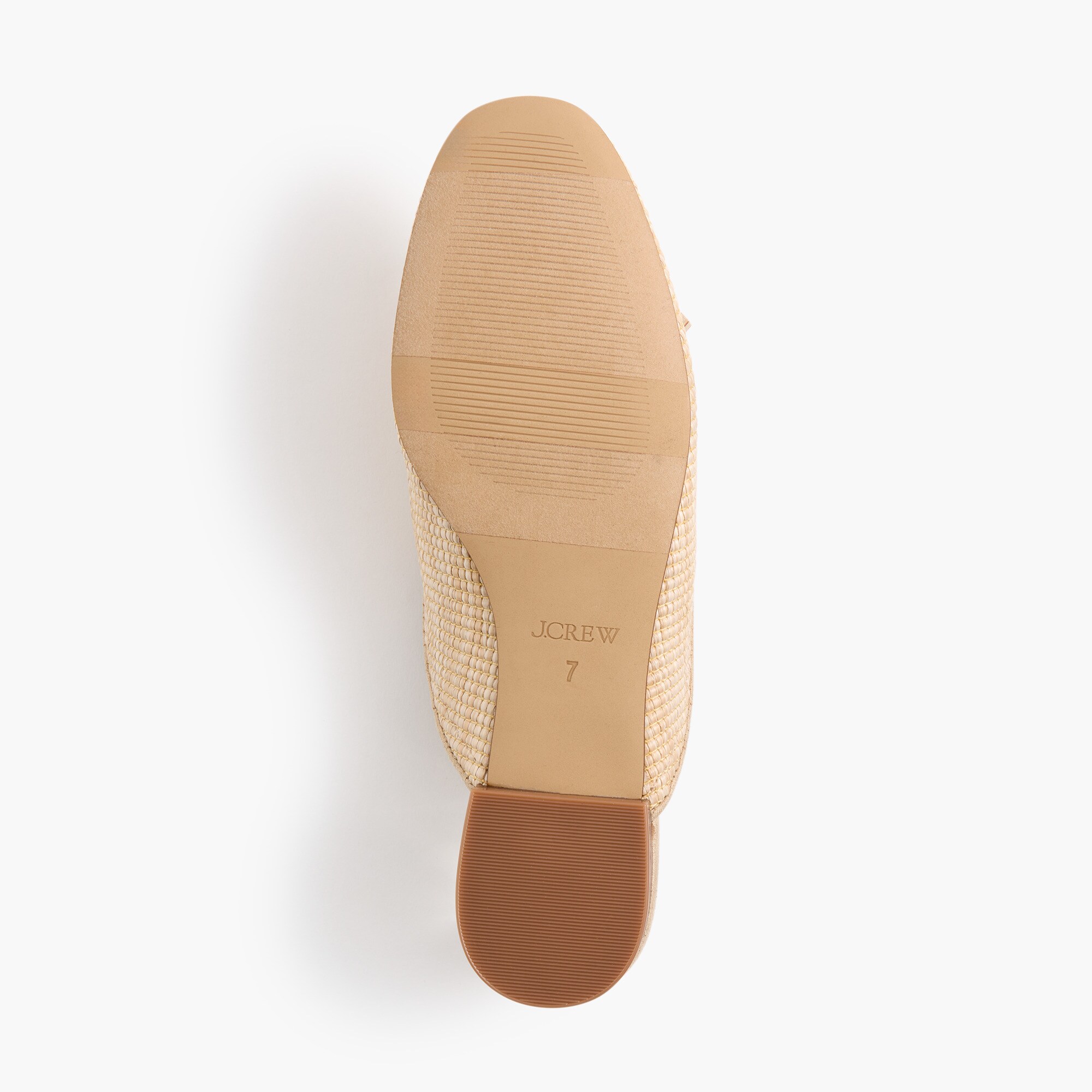 Woven tassel mules