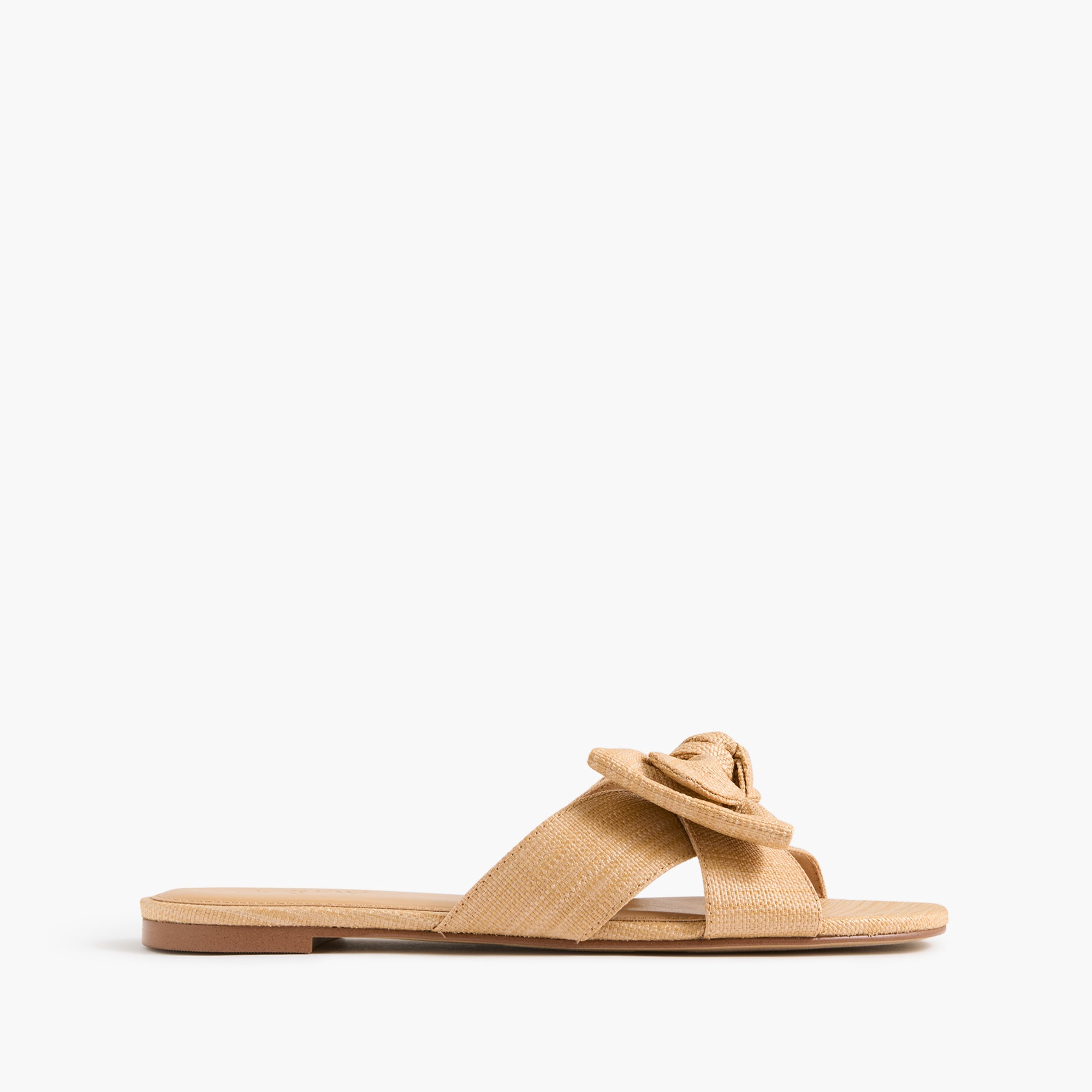 Woven bow slide sandals - image 2
