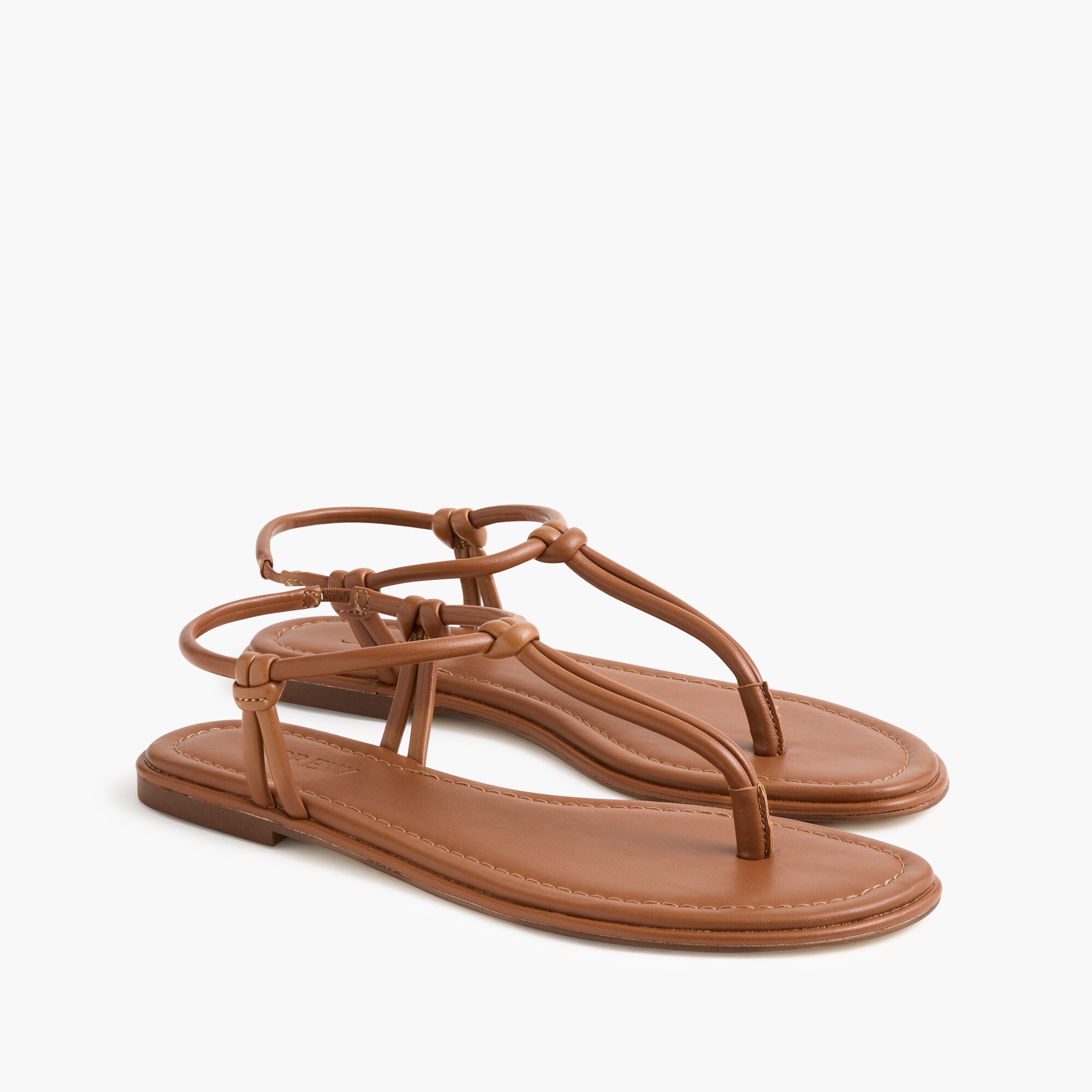 knotted thong sandals for women