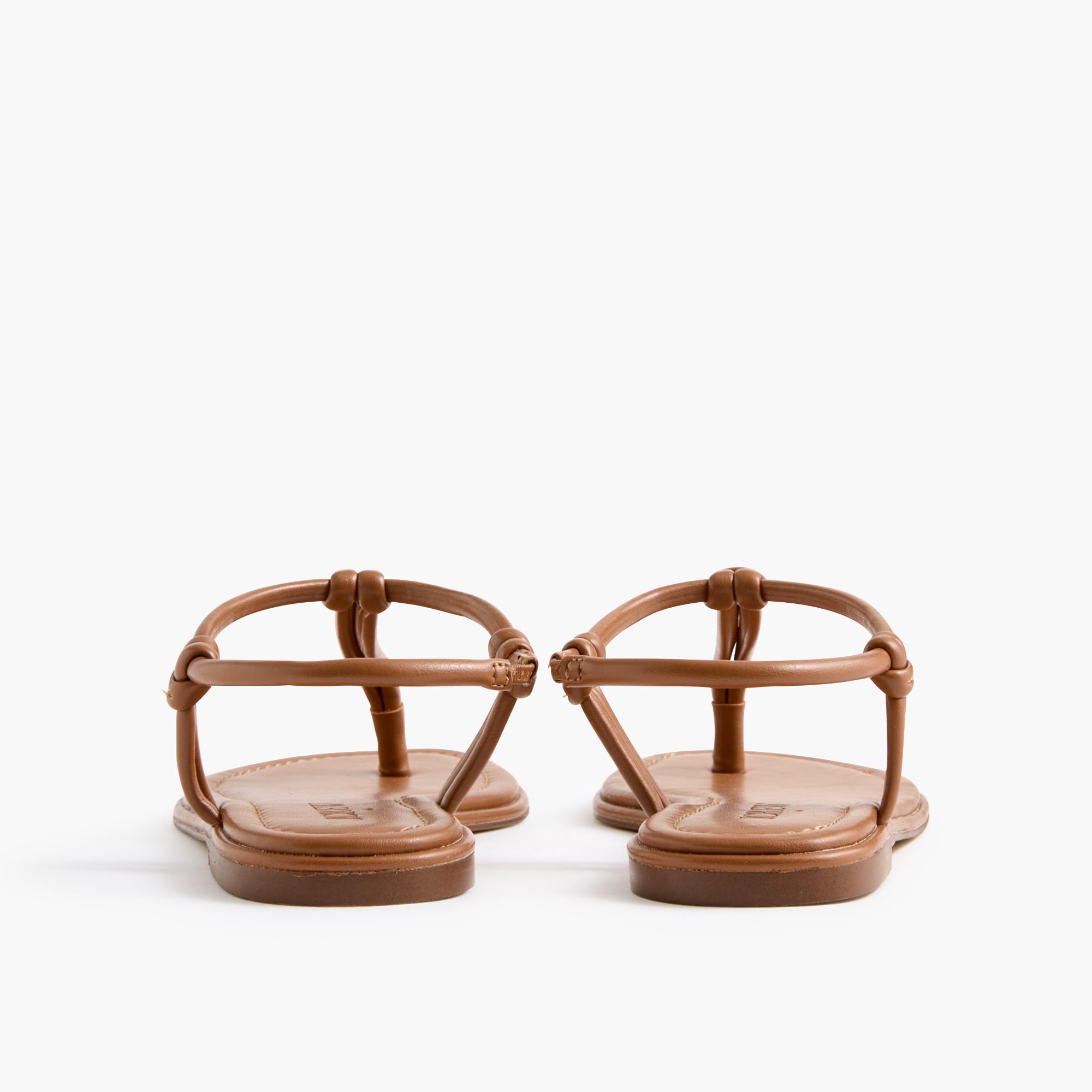 Knotted thong sandals