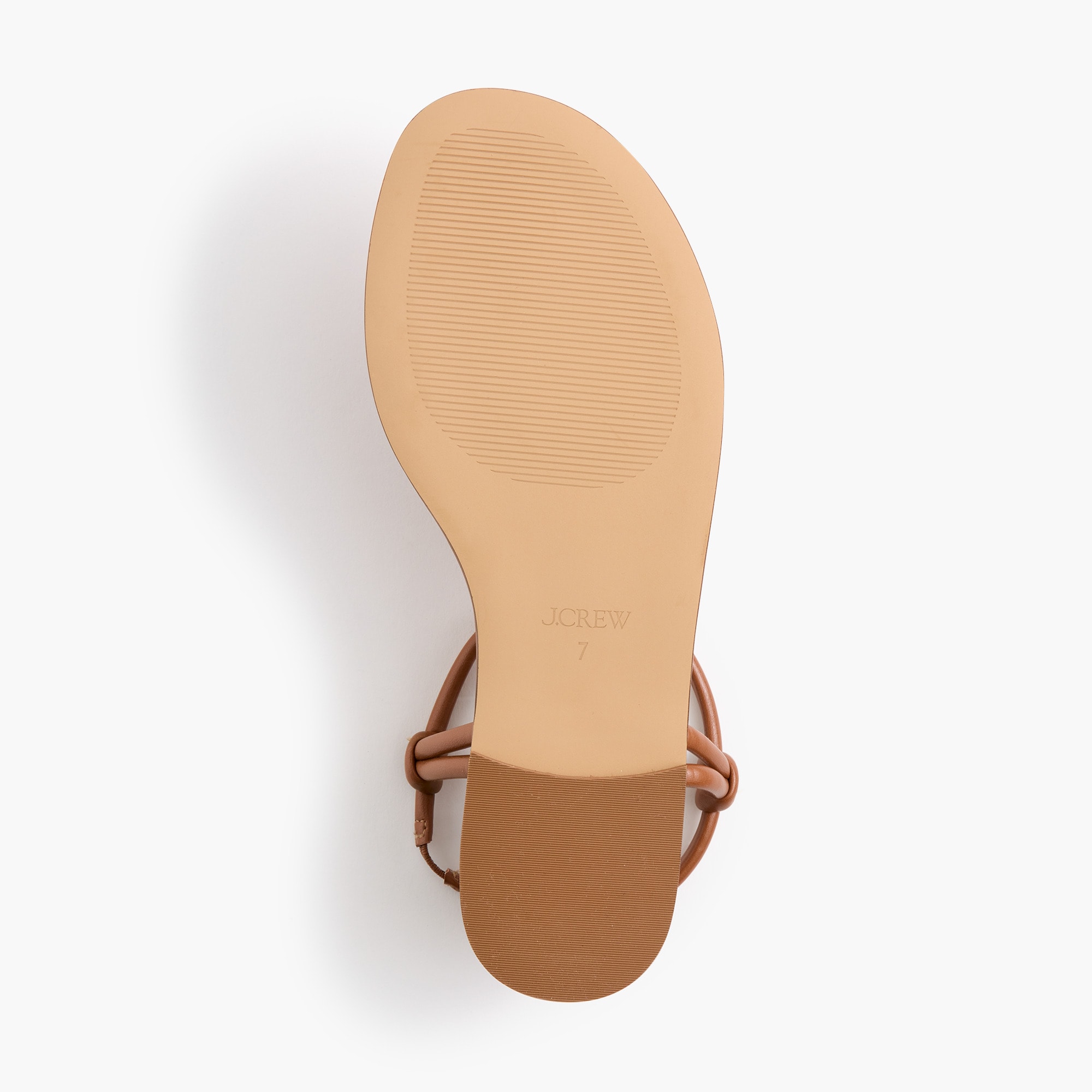 Knotted thong sandals