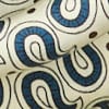 Printed silk scarf MARSH SAND