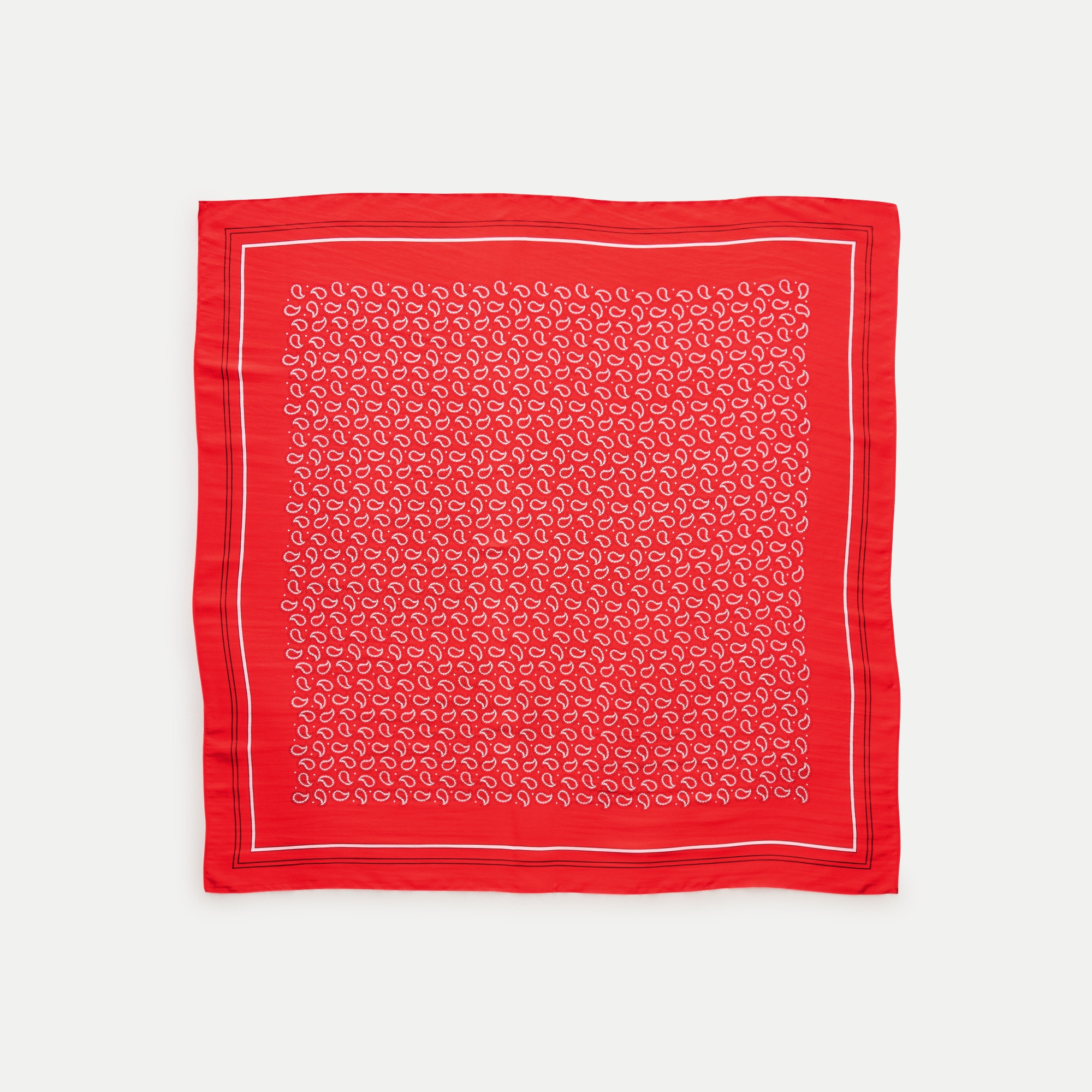 Printed silk scarf