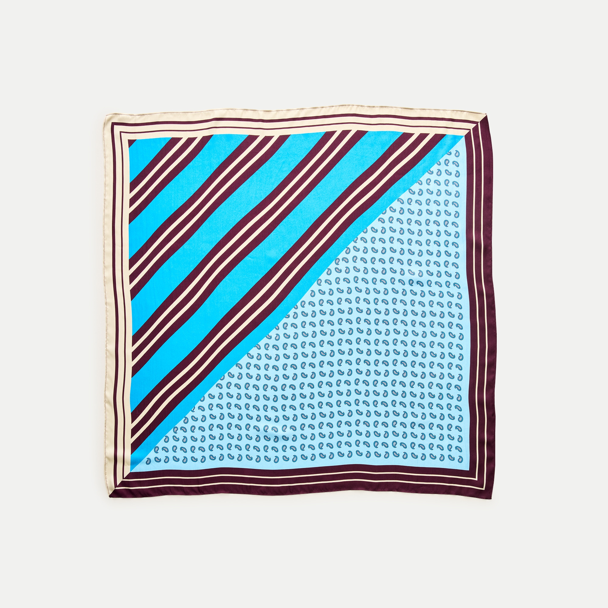 Printed silk scarf