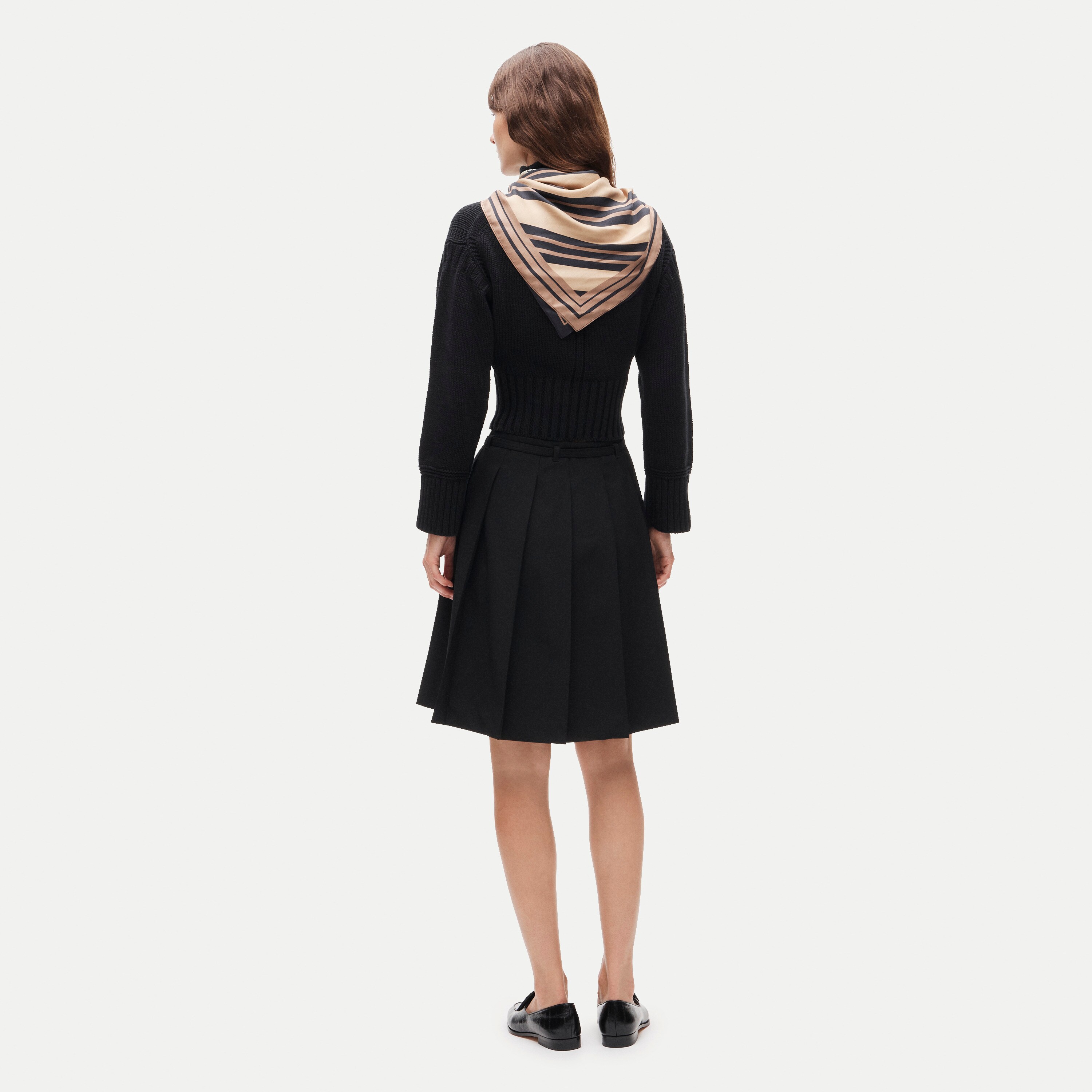 Printed silk scarf - thumbnail 4