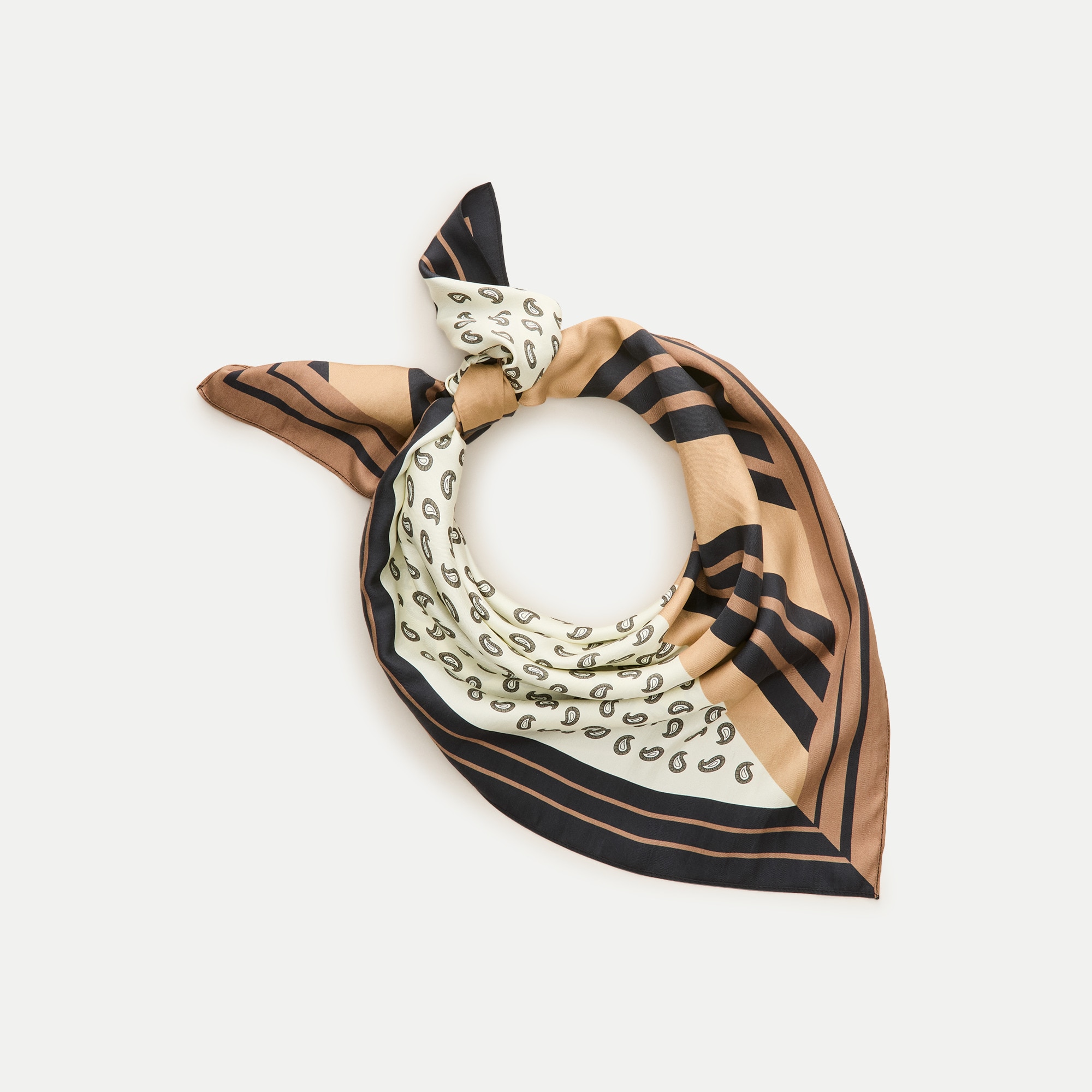 Printed silk scarf