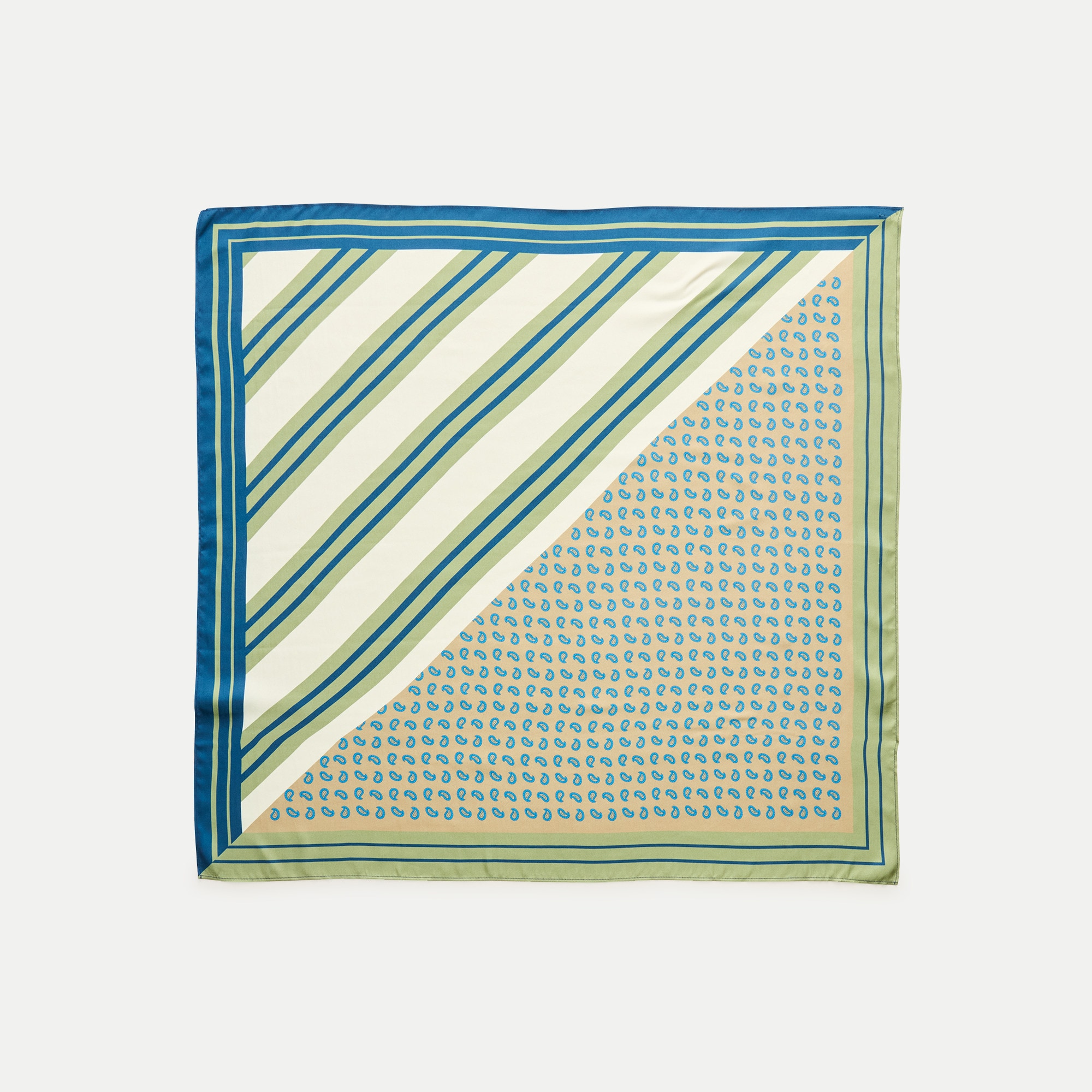 Printed silk scarf