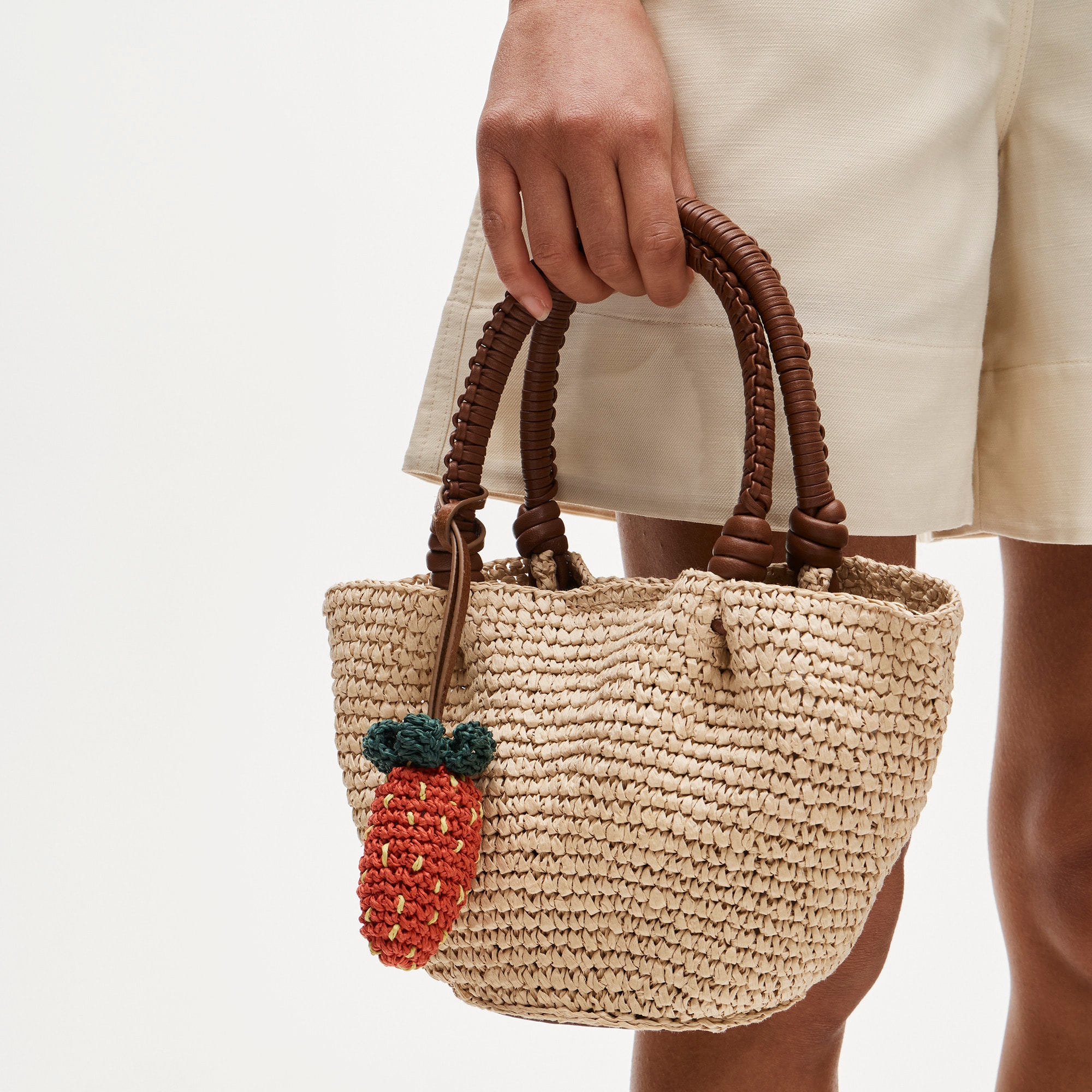 Strawberry bag charm