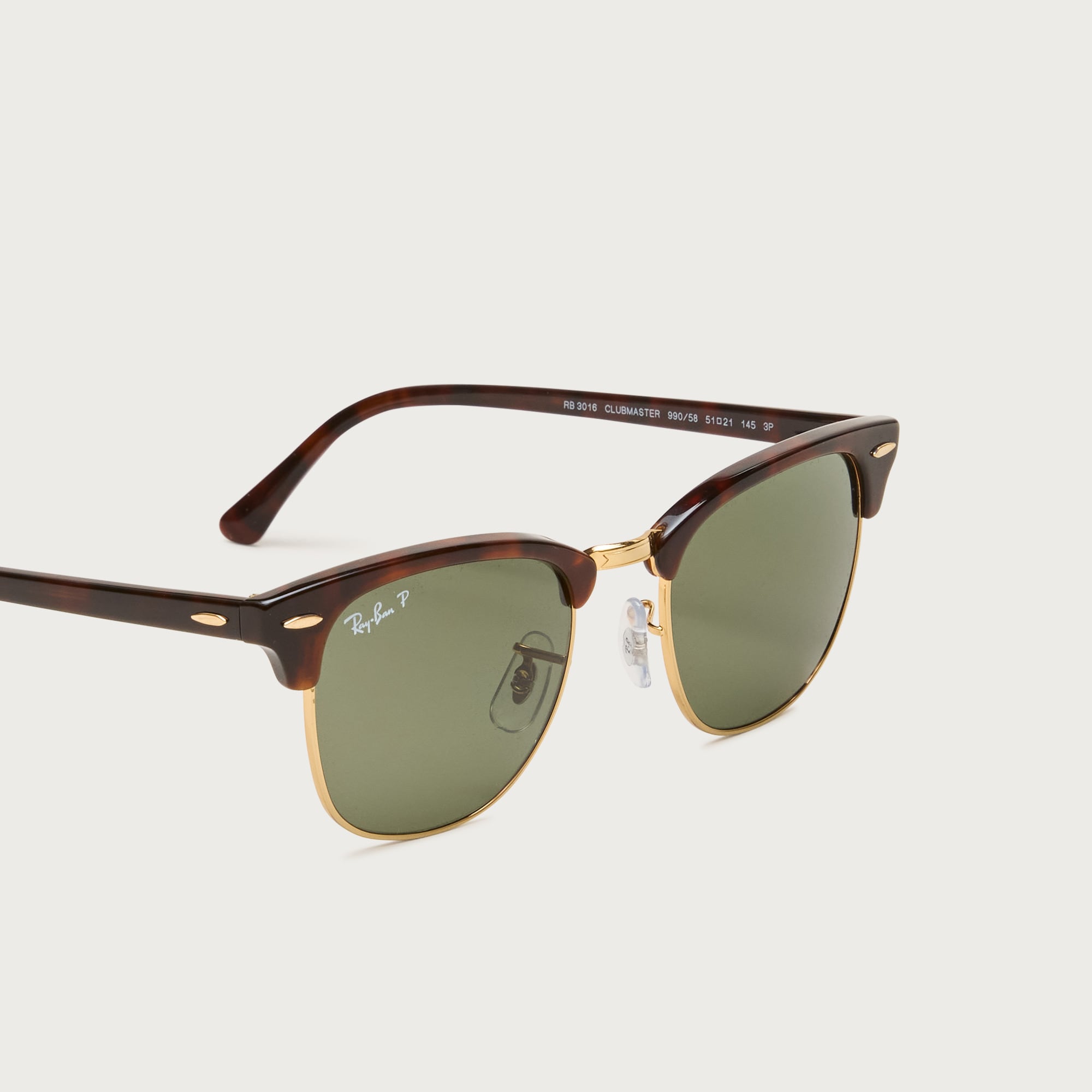 Ray-Ban® Clubmaster® Polarized Sunglasses For Men | J.Crew