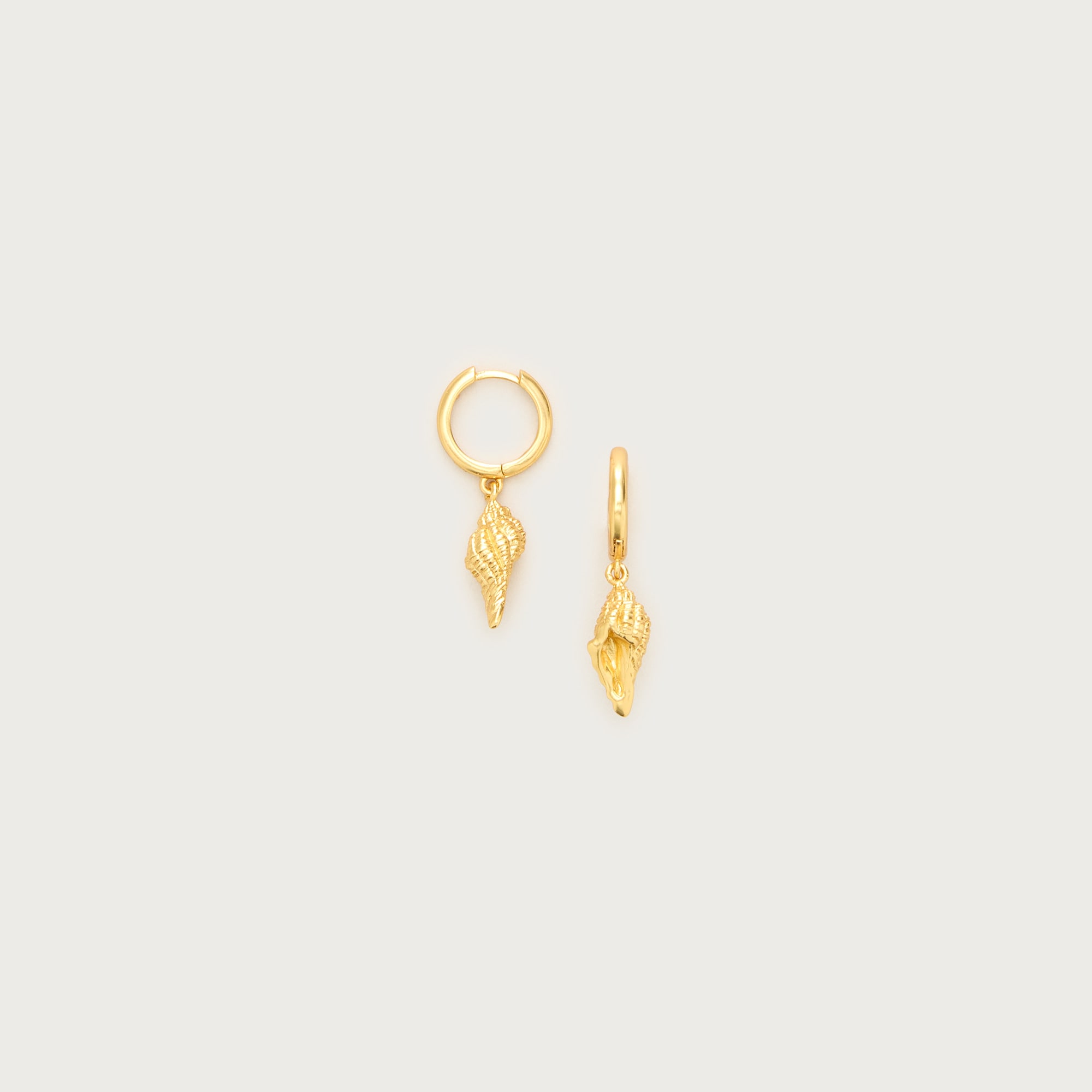 Shell huggie hoop earrings from J.Crew - $37