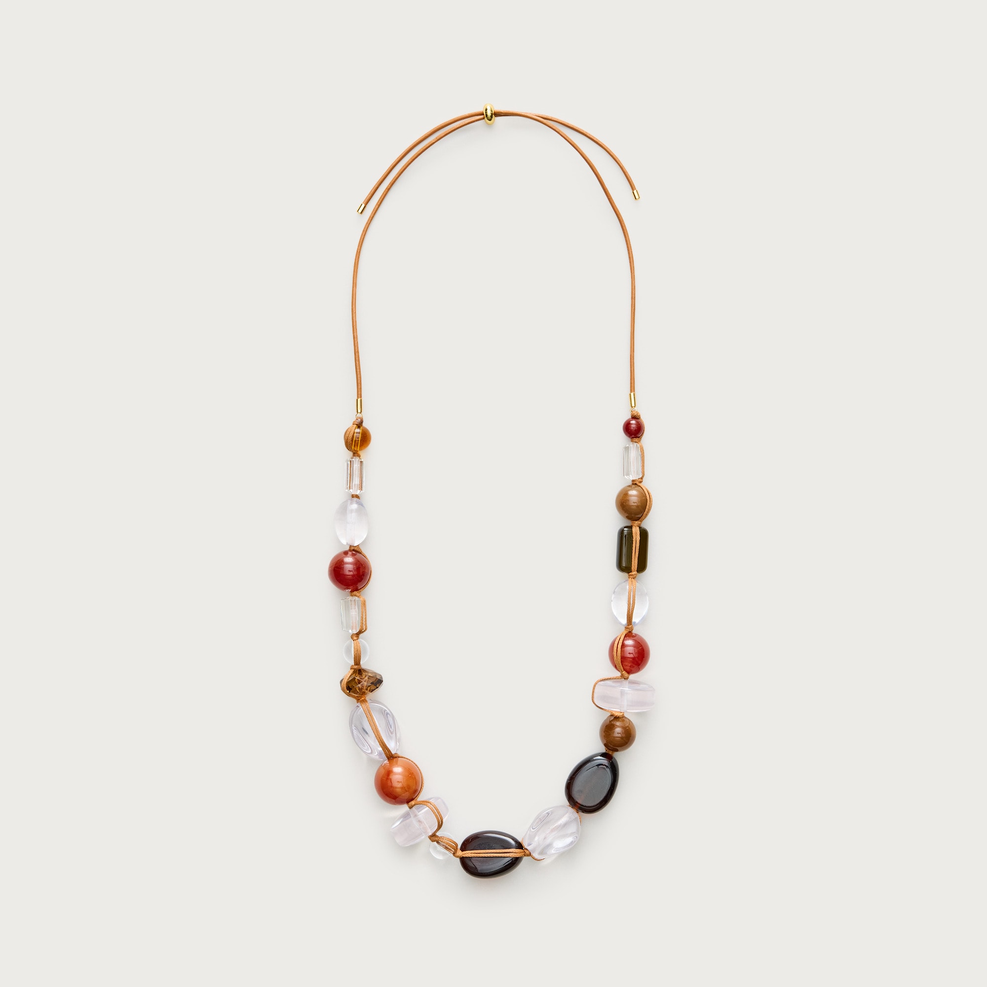 Chunky mixed-bead necklace from J.Crew - $79.50