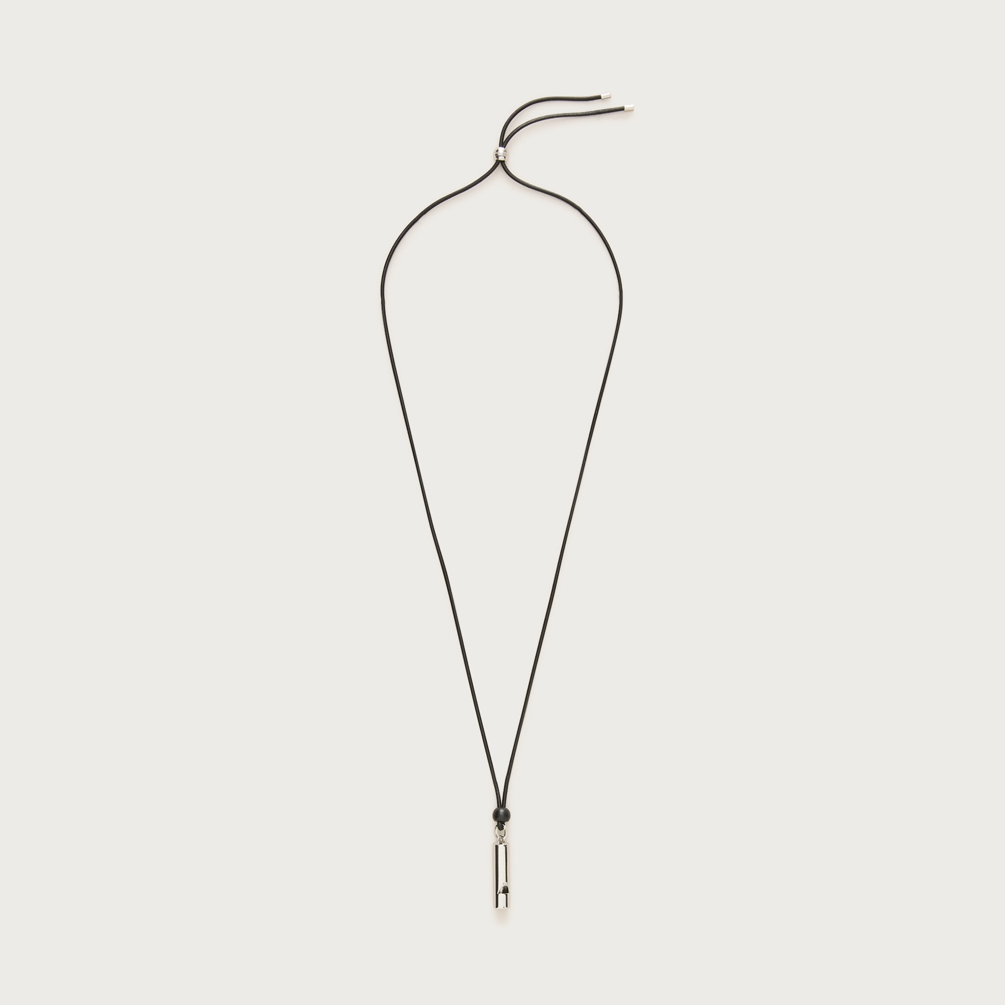 Leather cord whistle necklace from J.Crew - $55