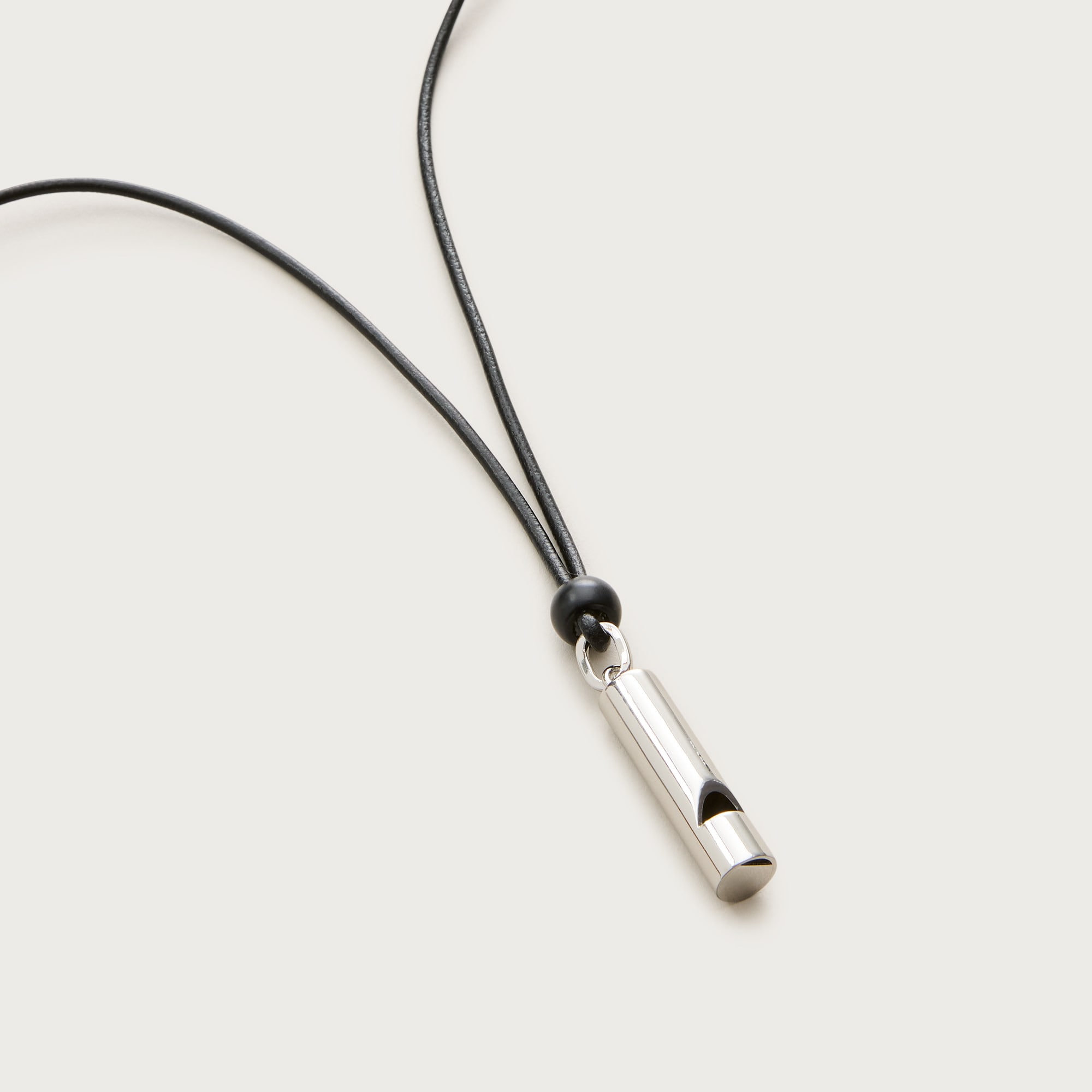 Leather Cord Whistle Necklace For Women | J.Crew