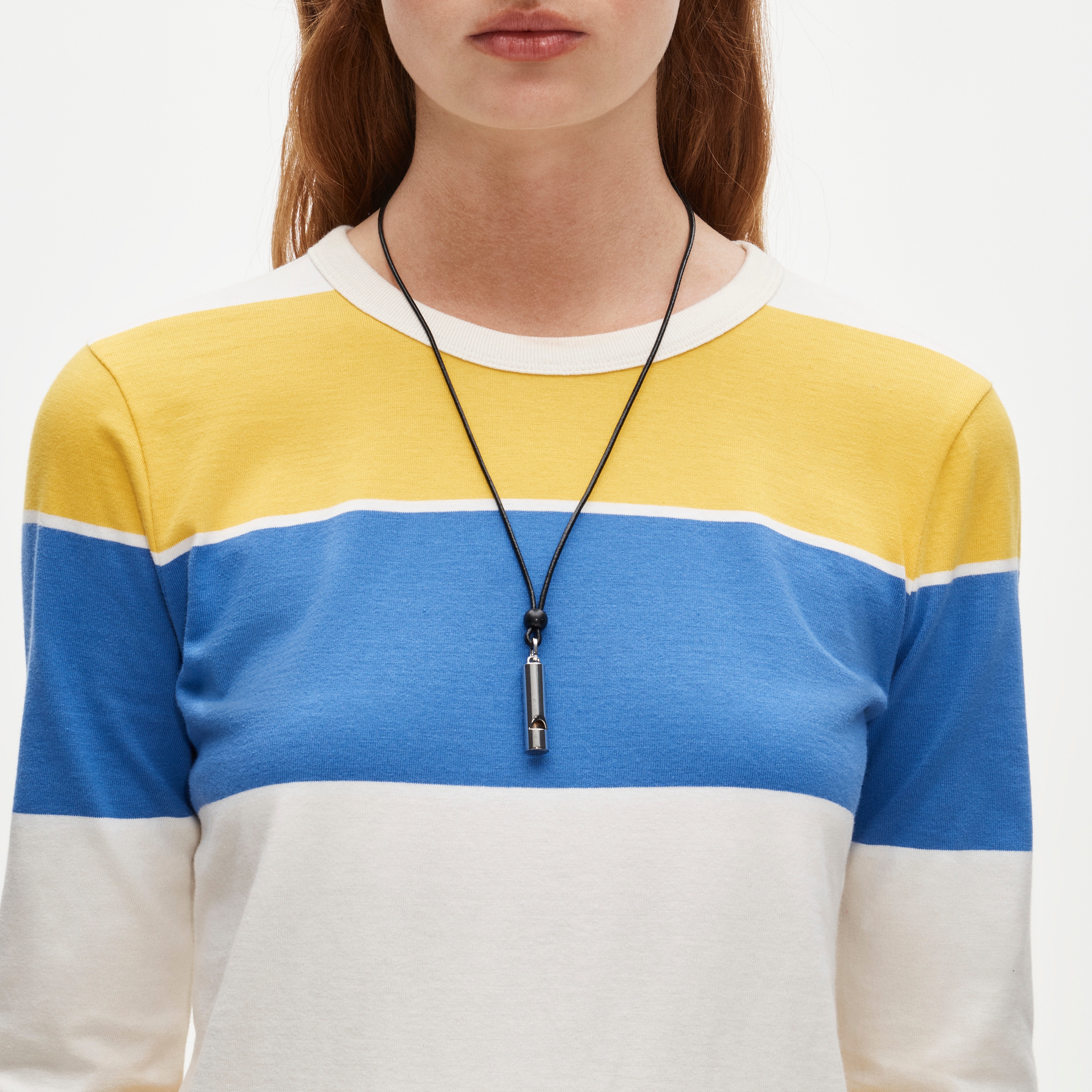 Leather Cord Whistle Necklace For Women | J.Crew