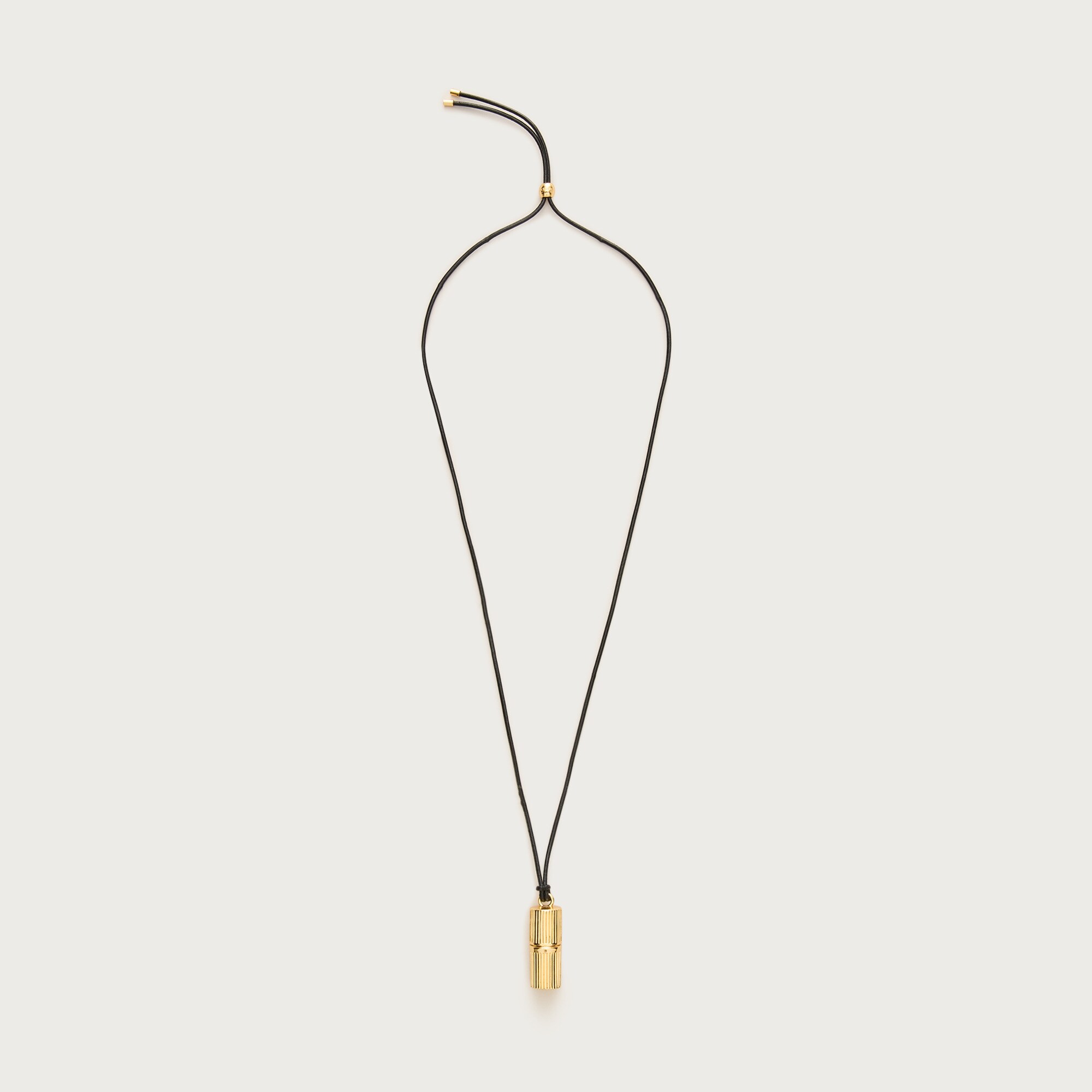 Lipstick case pendant necklace