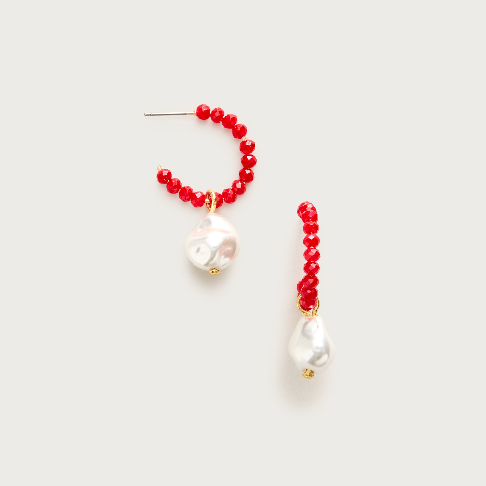 Beaded pearl drop earrings from J.Crew - $44