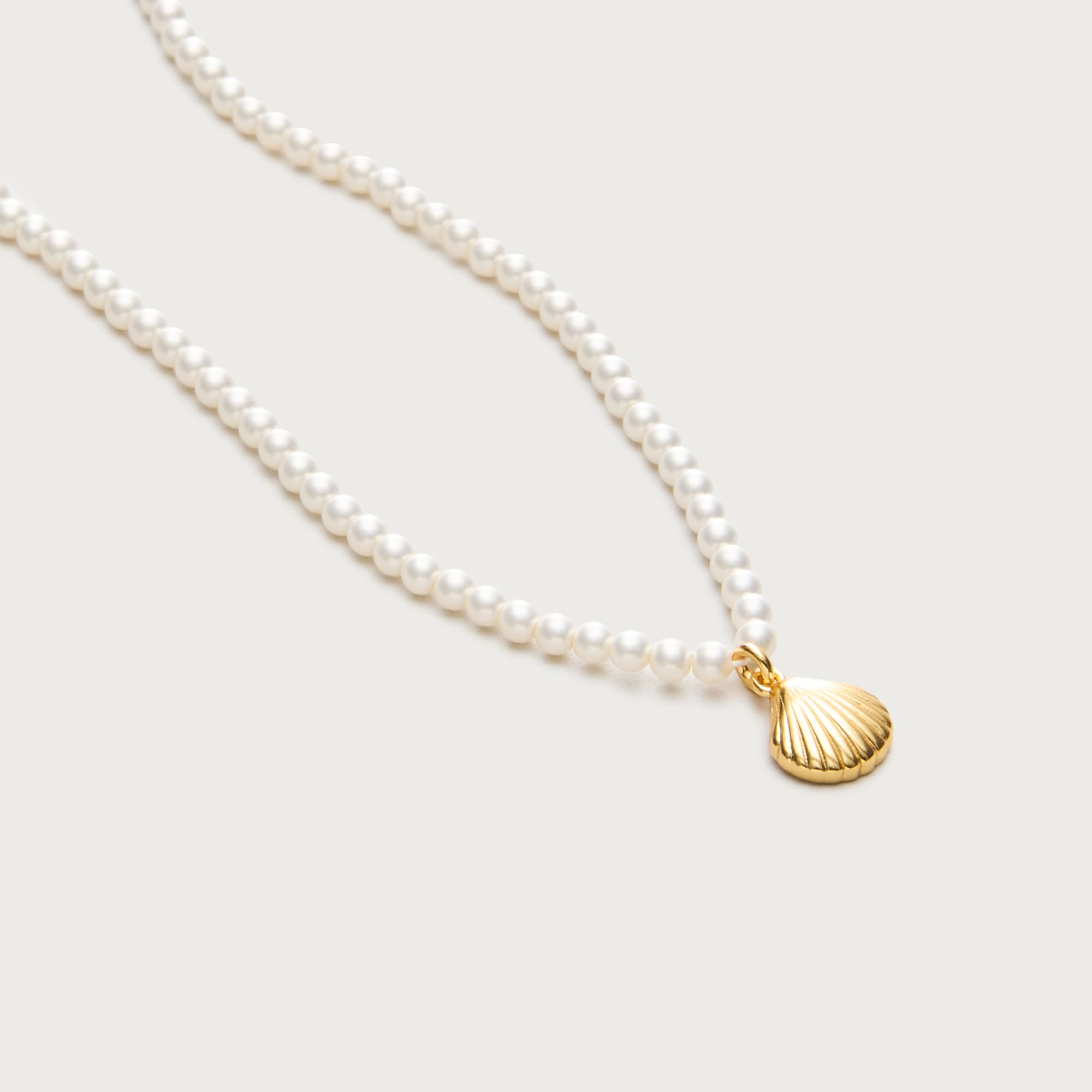 Pearl Shell Charm Necklace For Women | J.Crew