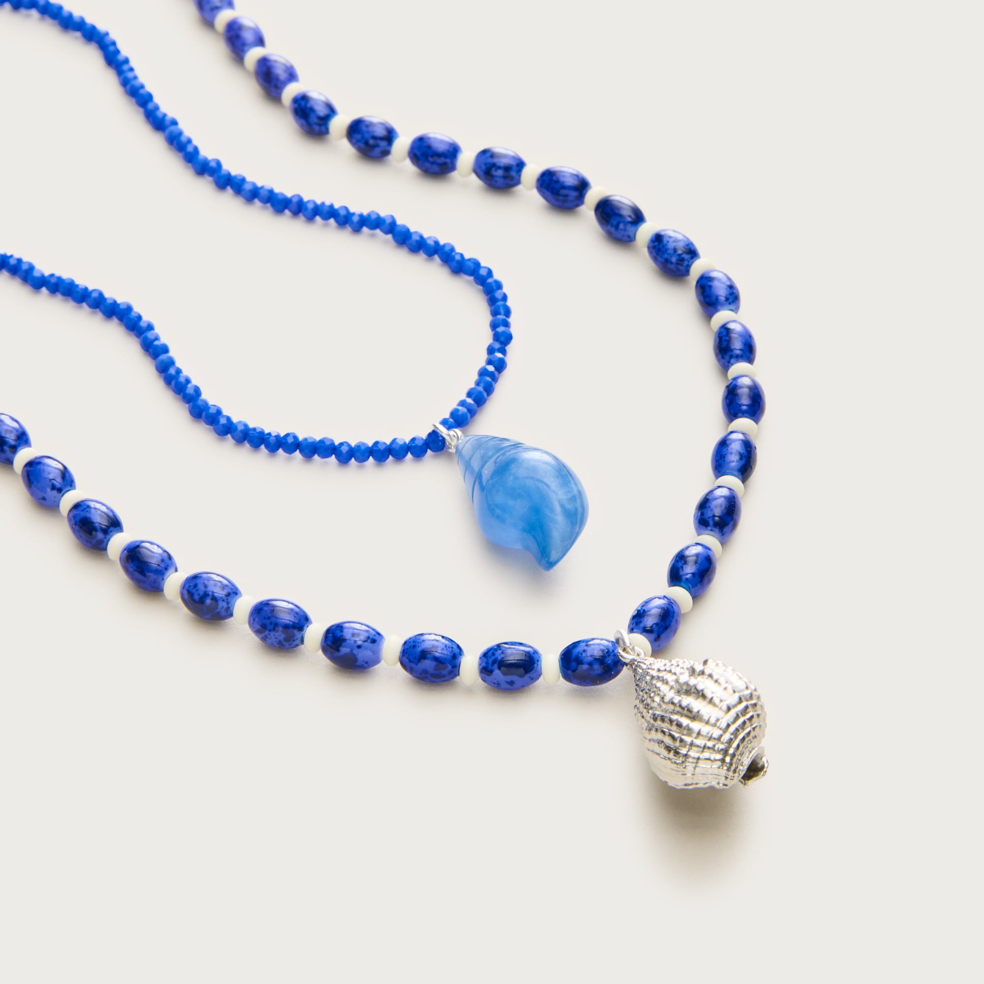 Shell Pendant Necklaces Set-of-two For Women | J.Crew