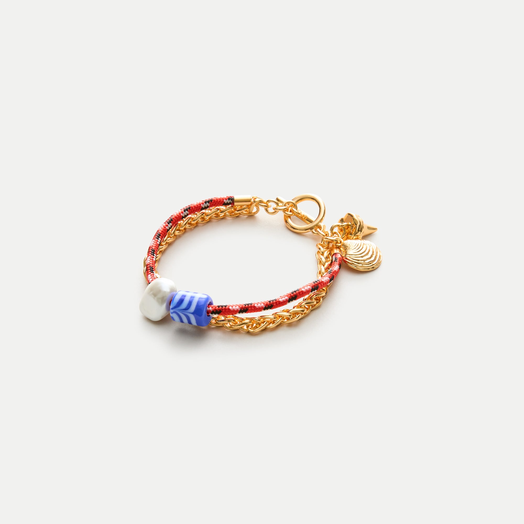 Beaded cord bracelet