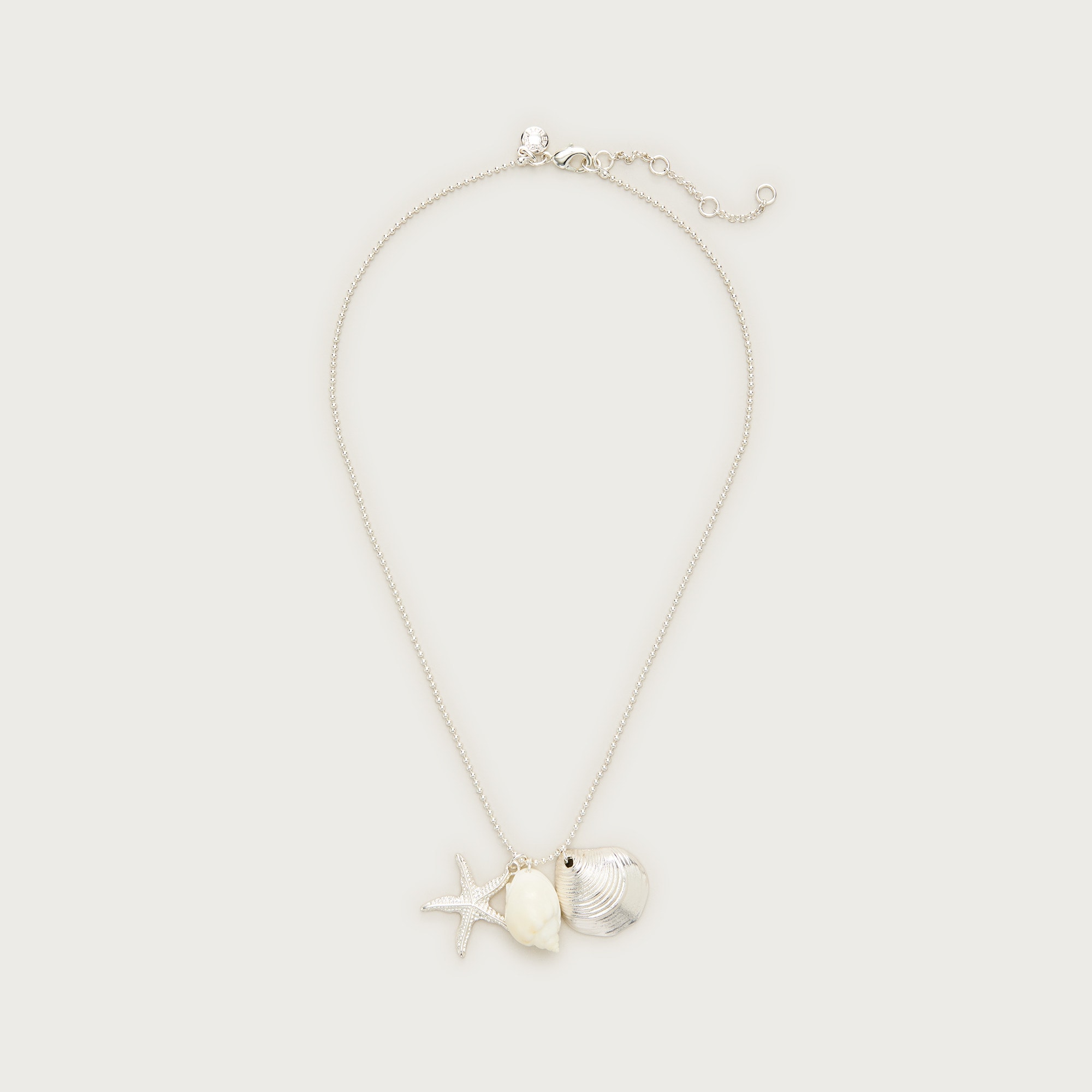 Shell charm necklace