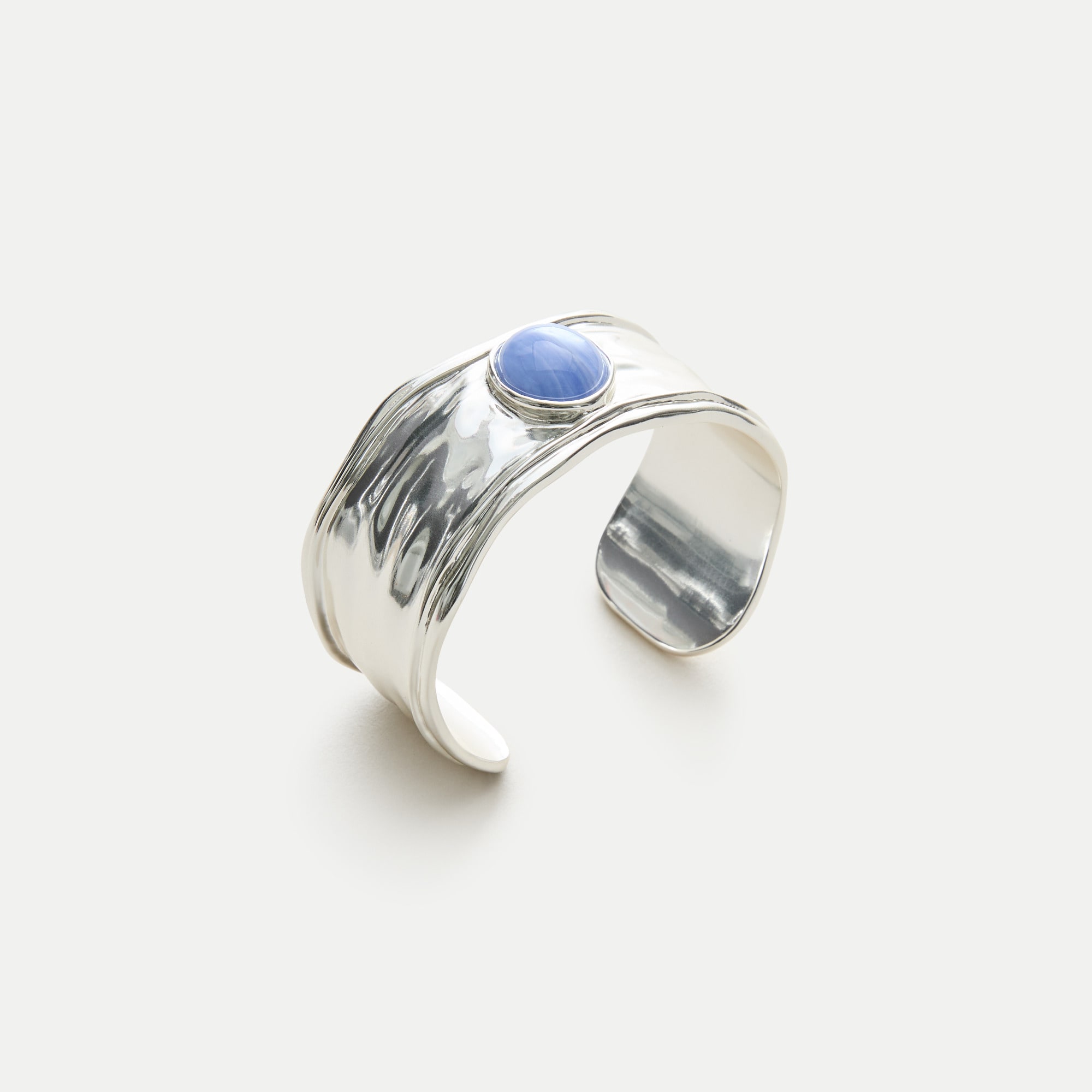 Stone cuff bracelet