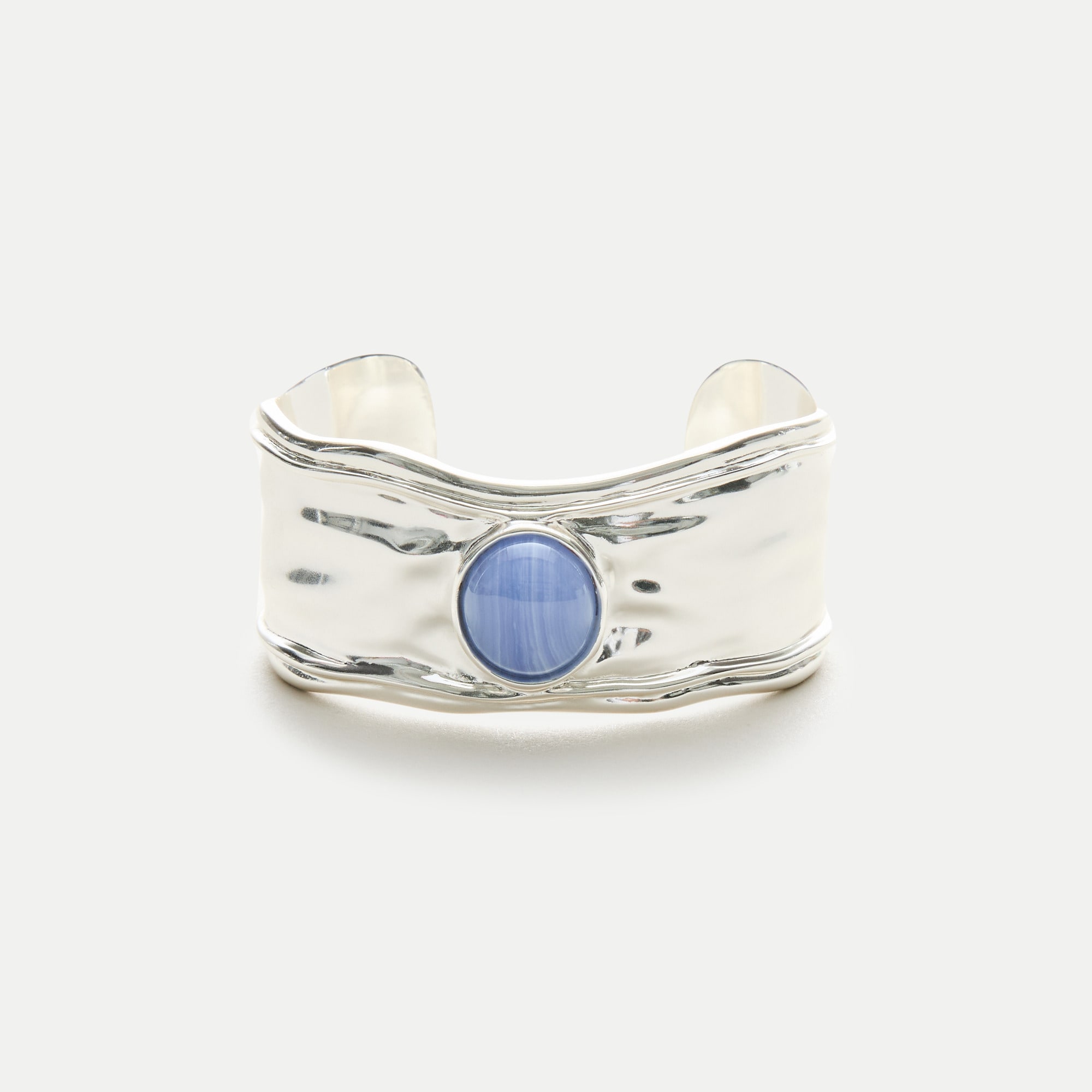 Stone cuff bracelet