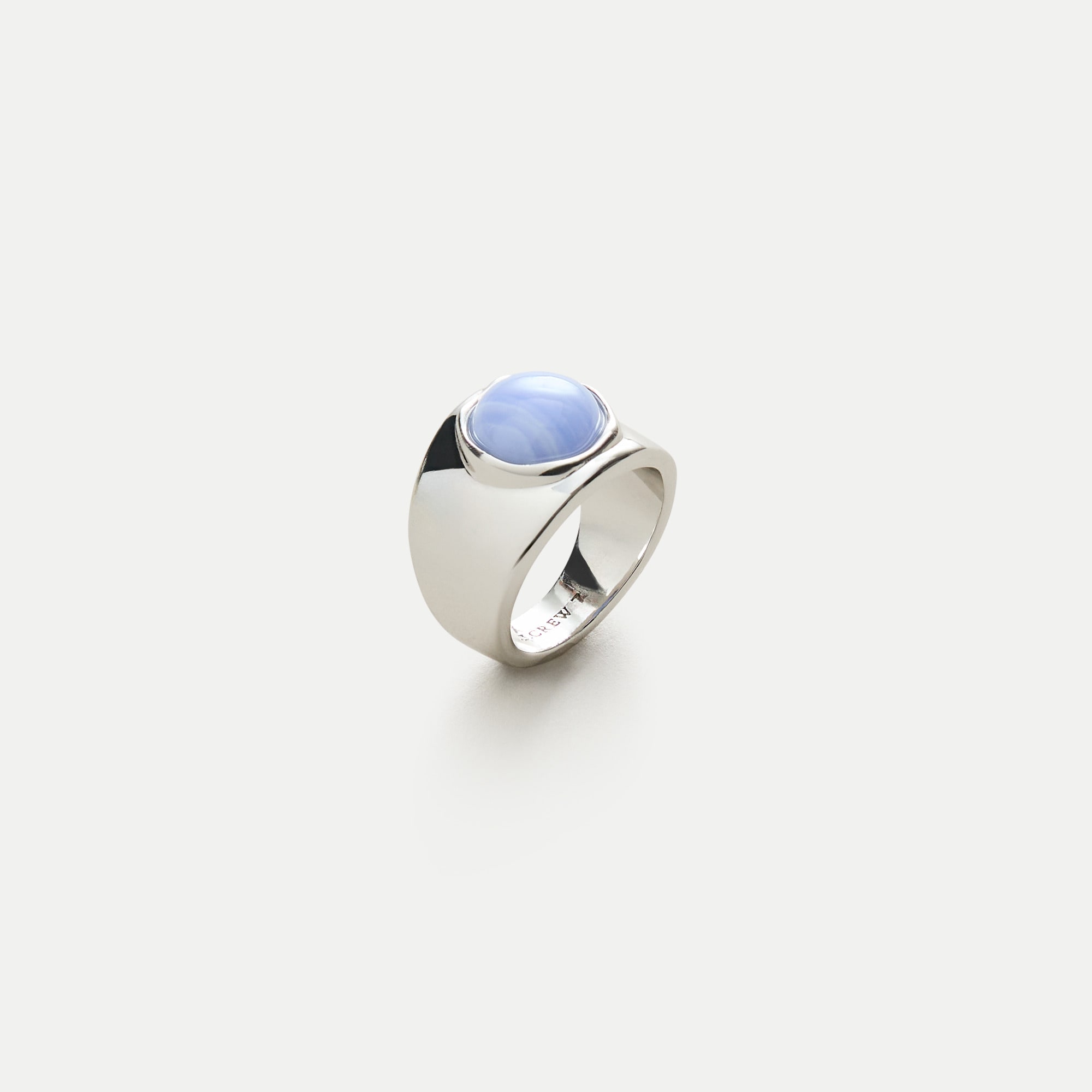 Inset stone ring
