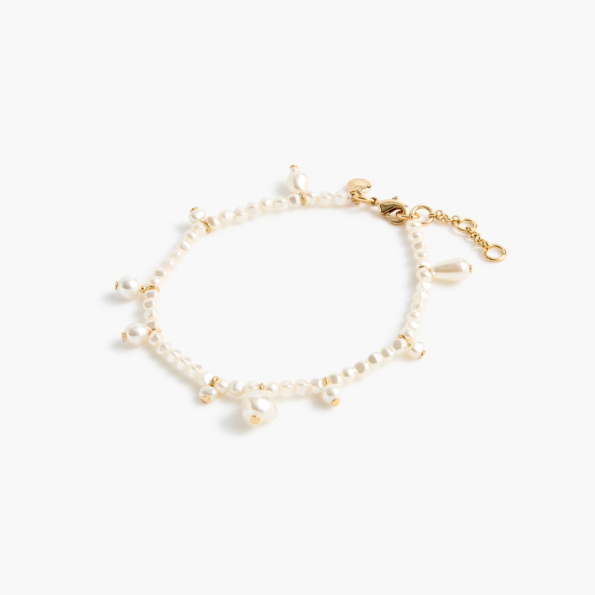 pearl beaded anklet for women
