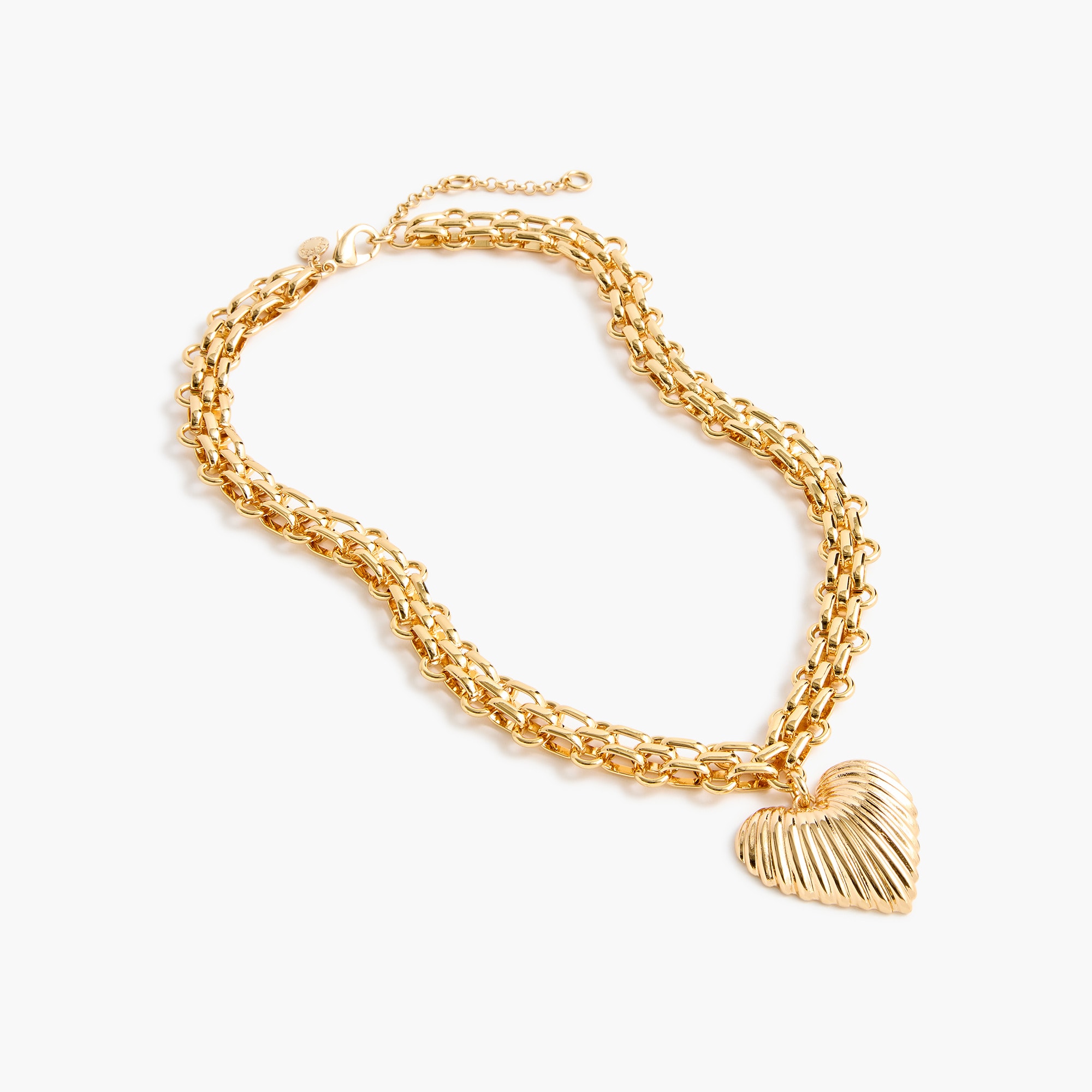 Heart pendant chain necklace