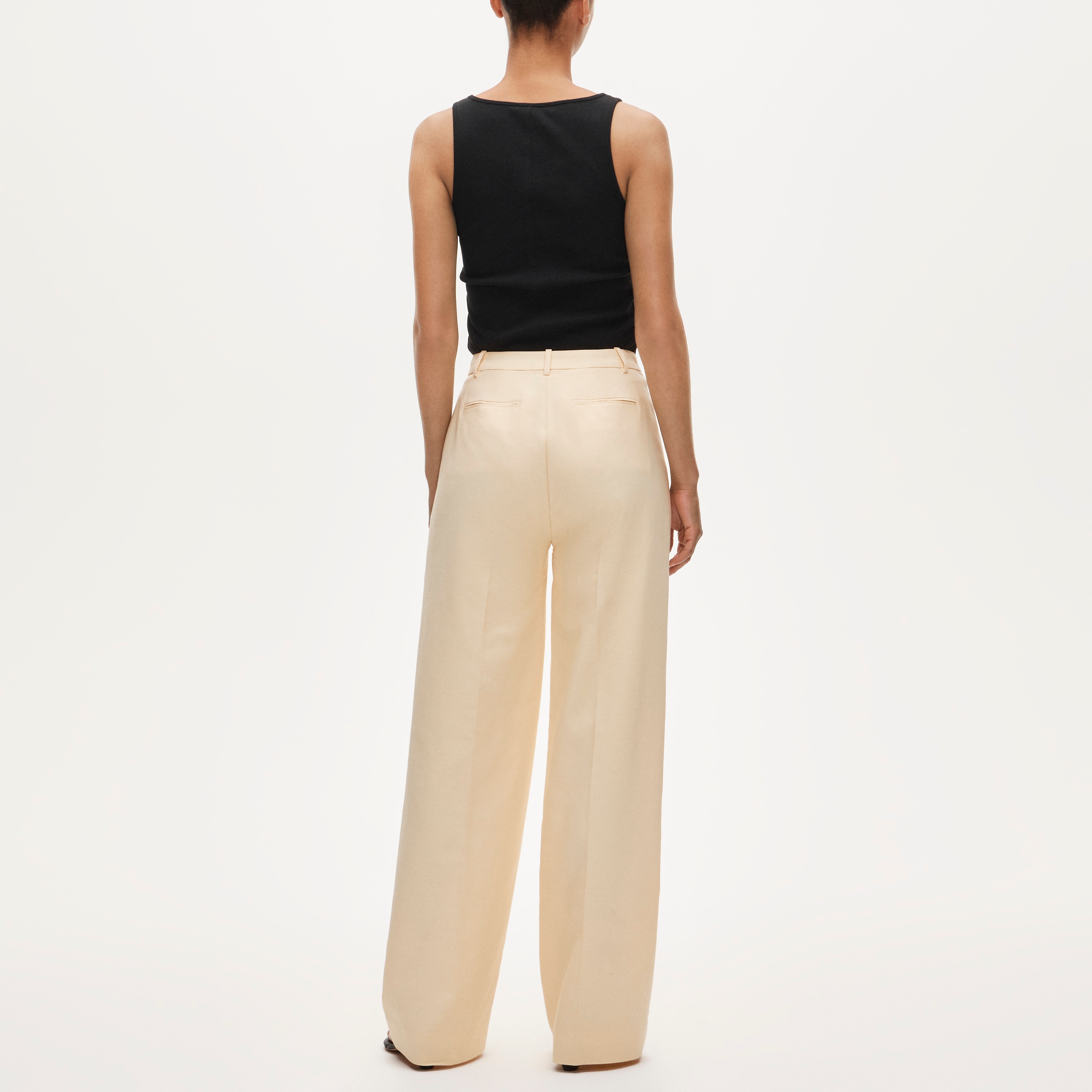 Essential wide-leg pant in Gramercy linen blend - image 5