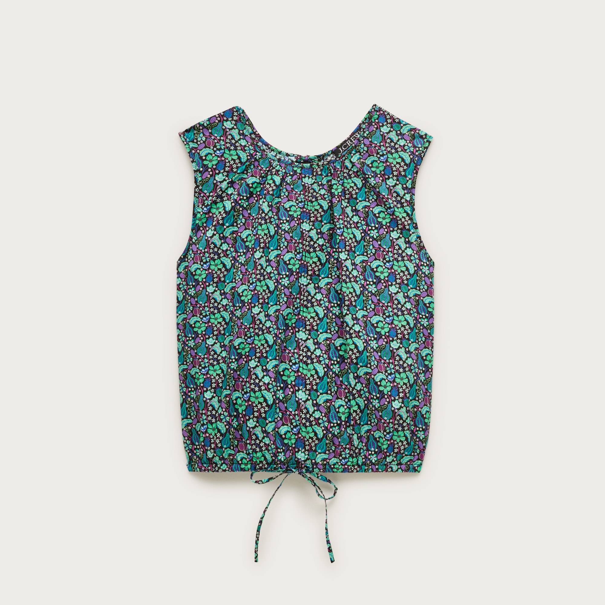 Drawstring-waist tank top in Liberty® floral fabric from J.Crew - $128