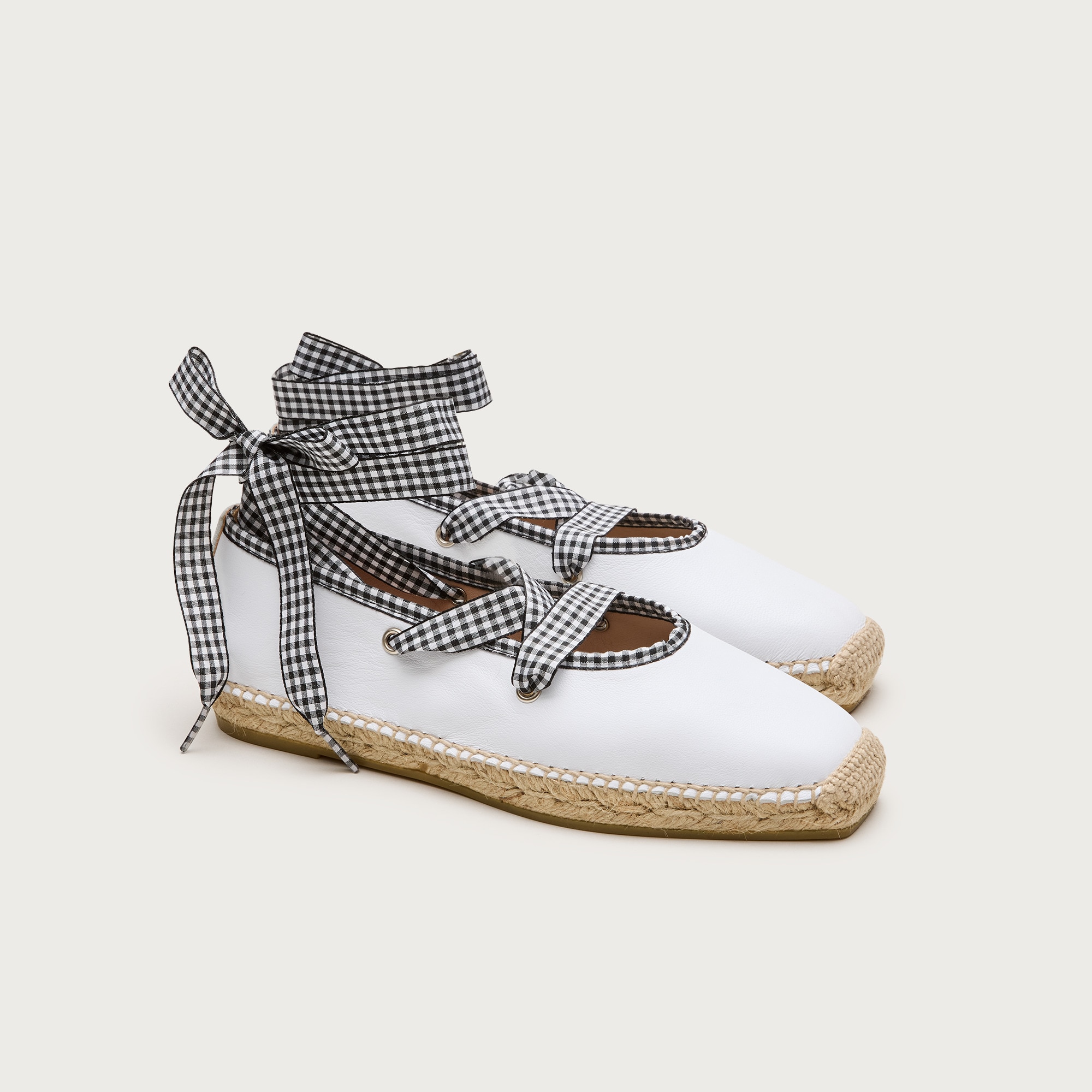 Made-in-Spain Sophie lace-up espadrilles from J.Crew - $146